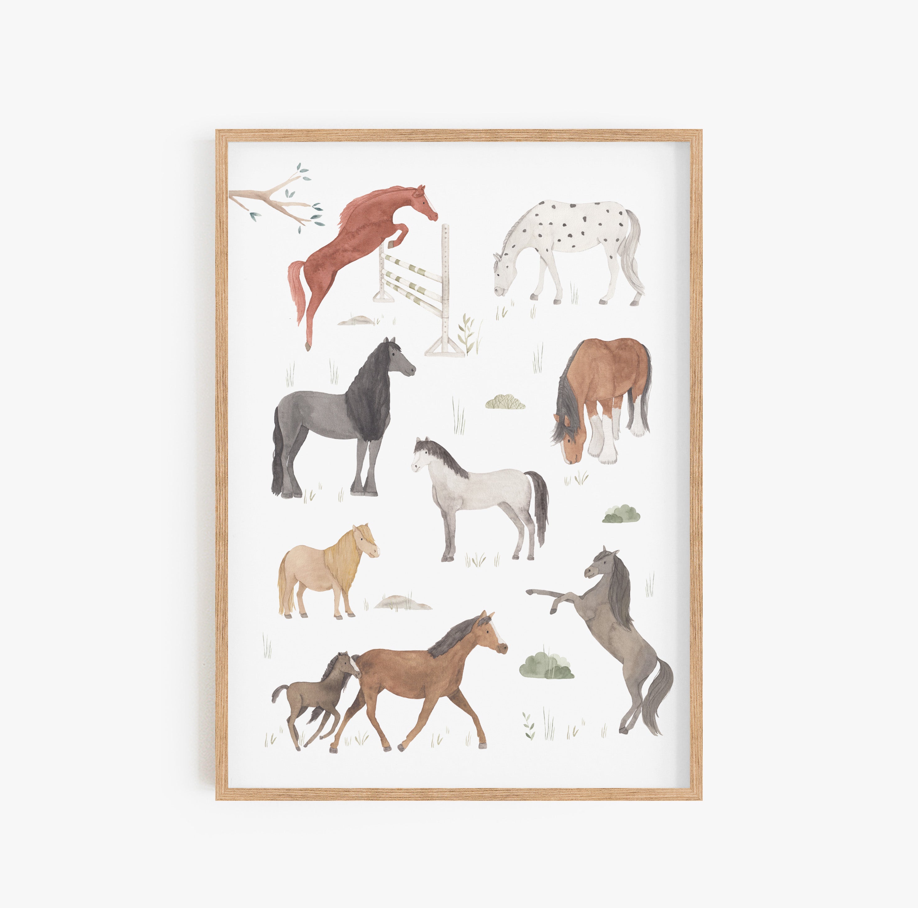 Poster/Kunstdruck - Pferde