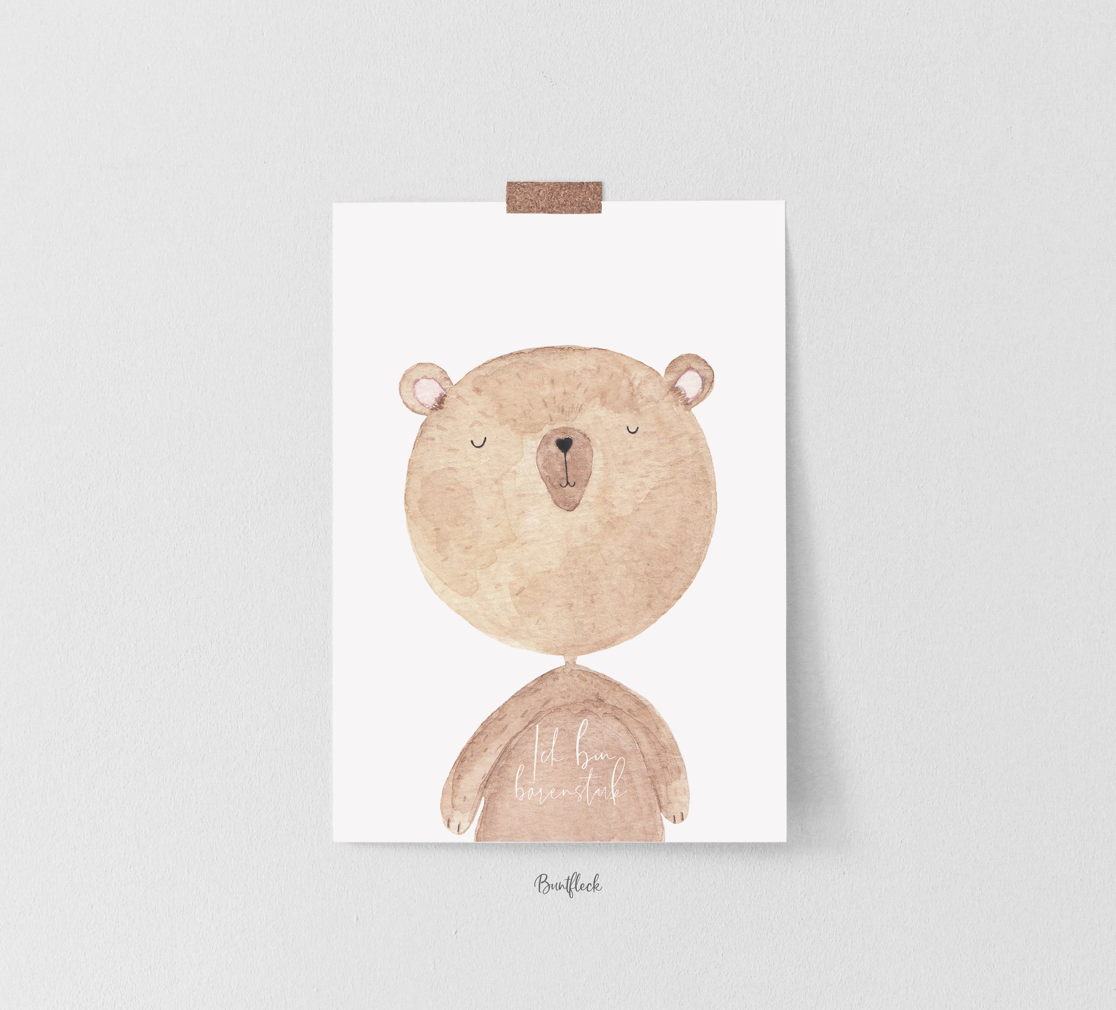 Kinderbild/Poster - Bruno