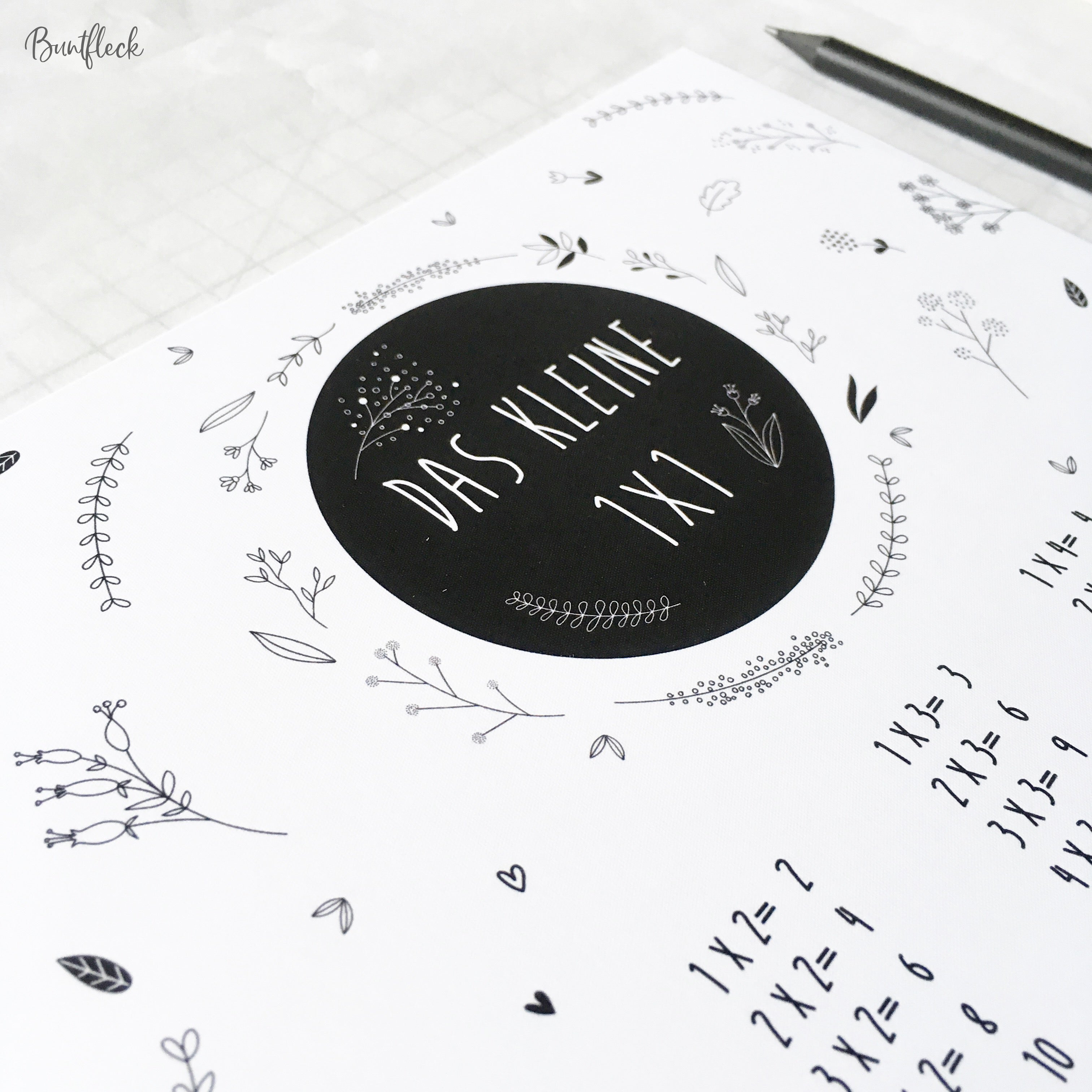 Kunstdruck/Poster - Das kleine 1x1 für Erwachsene