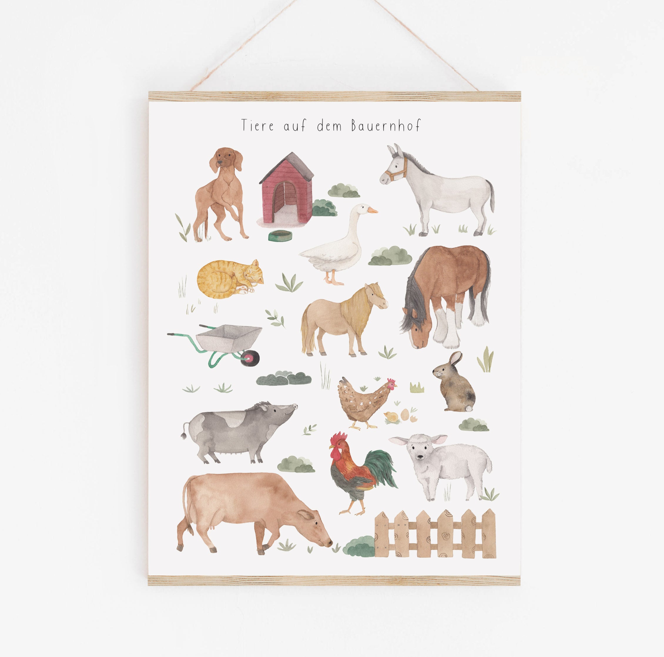 Poster/Kunstdruck - Poster/Kunstdruck - Tiere auf dem Bauernhof