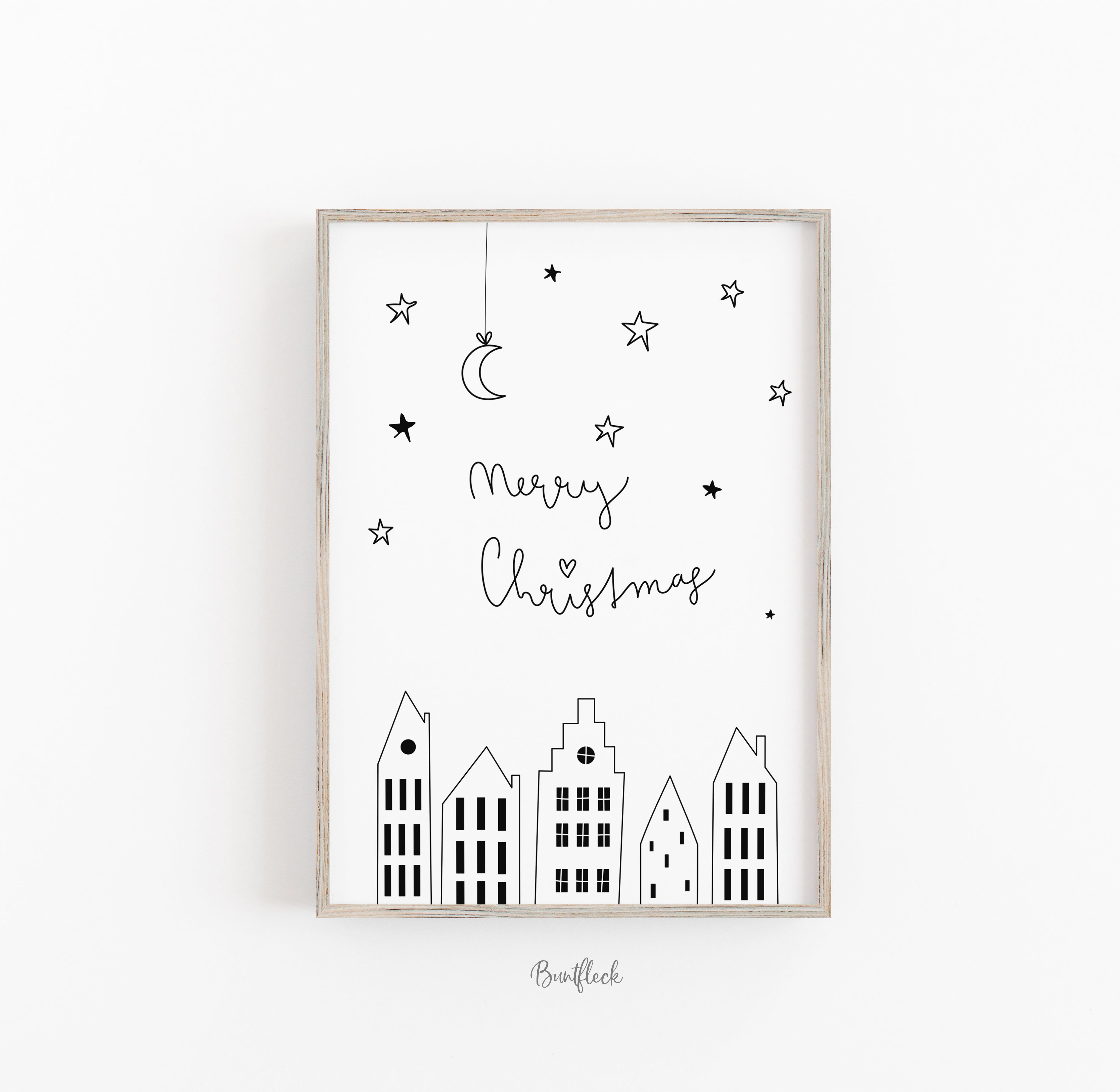 Kunstdruck/Poster-Merry Christmas