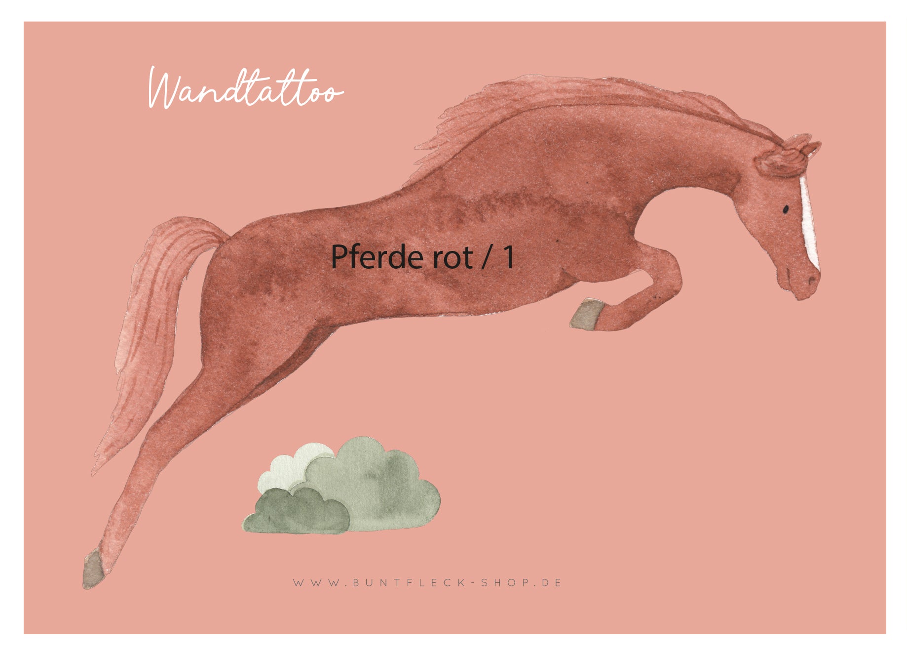 Wandtattoo/Aufkleber - Pferdchen