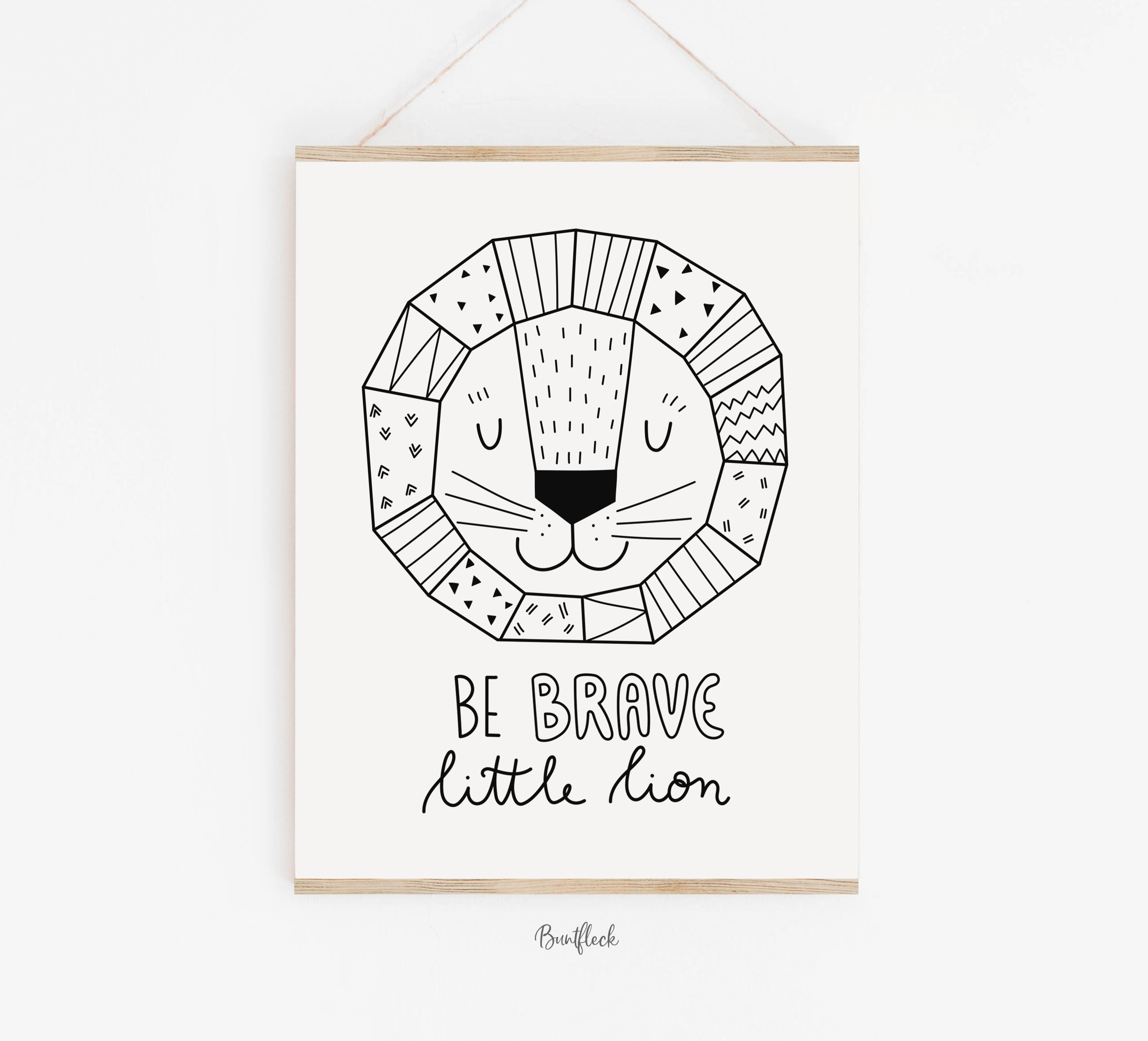 Kinderbild/Poster "Löwe2