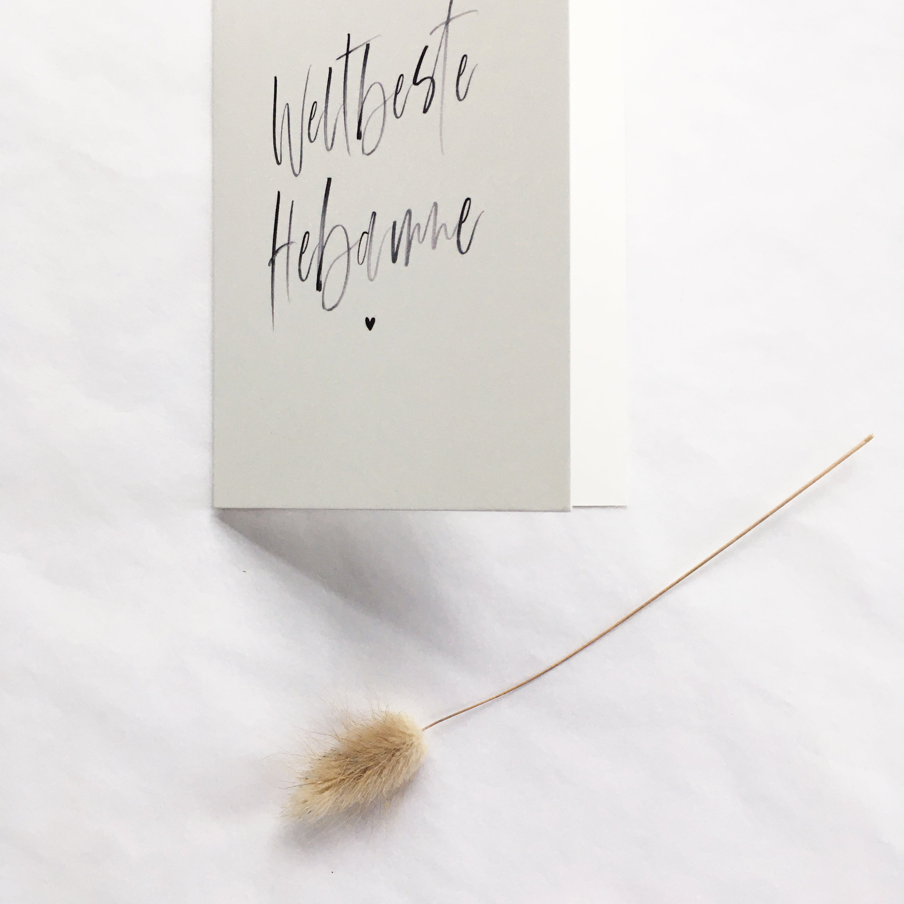 Folding card/greeting card - World's best midwife