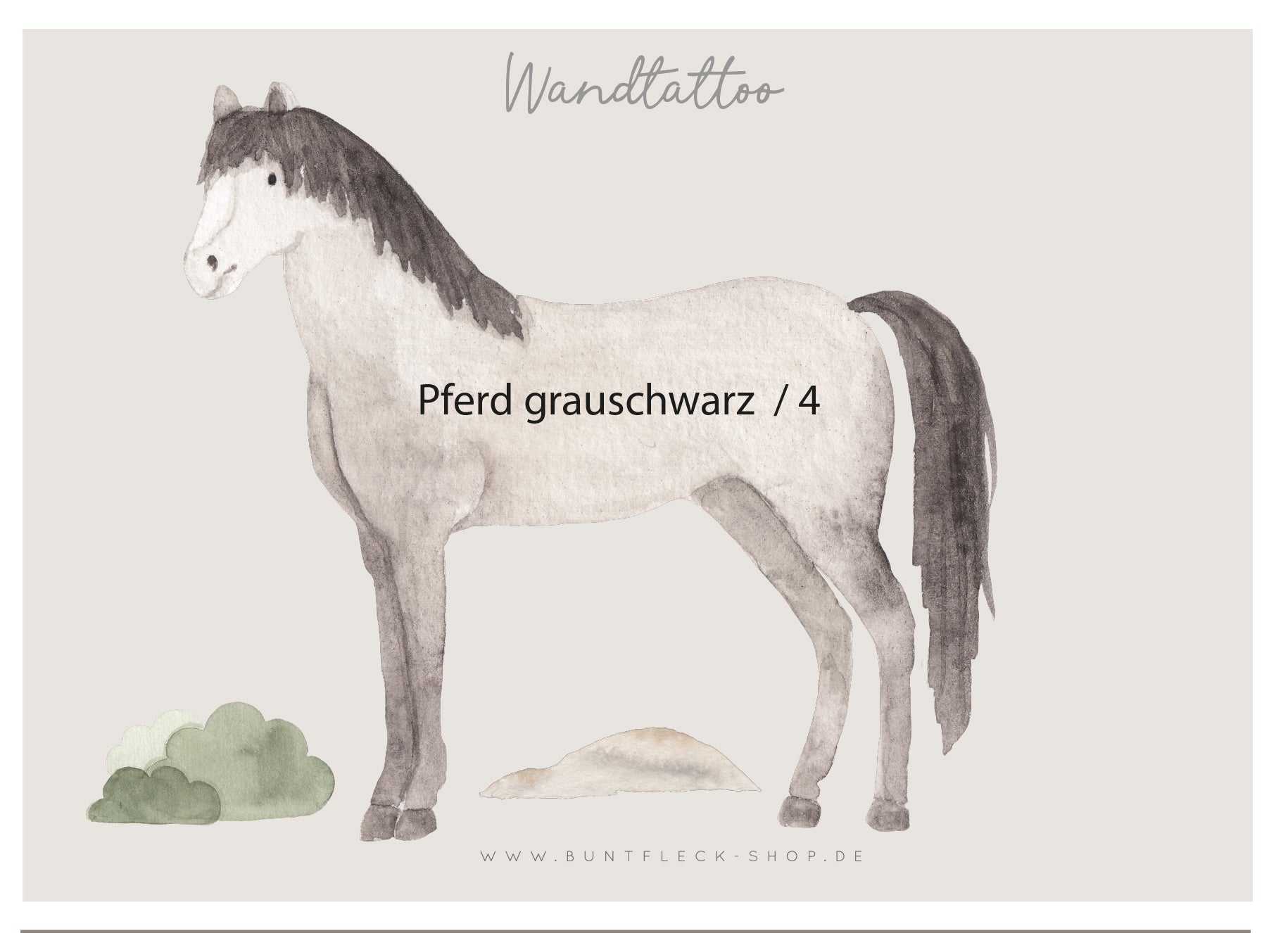 Wandtattoo/Aufkleber - Pferdchen