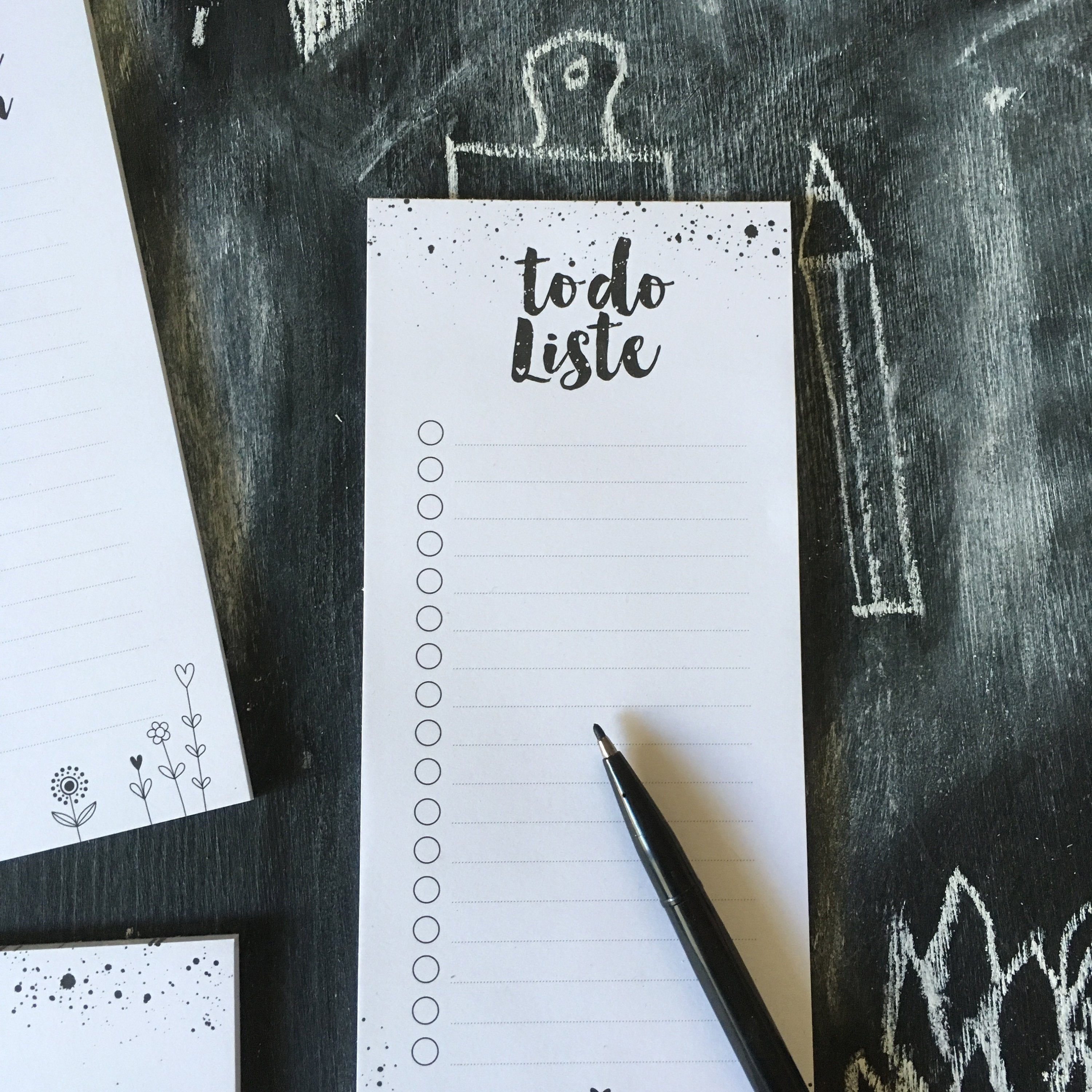 Notizblock - to do Liste - dots