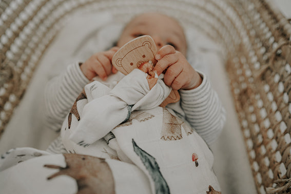 2.CHOICE - from muslin cloth with forest animals