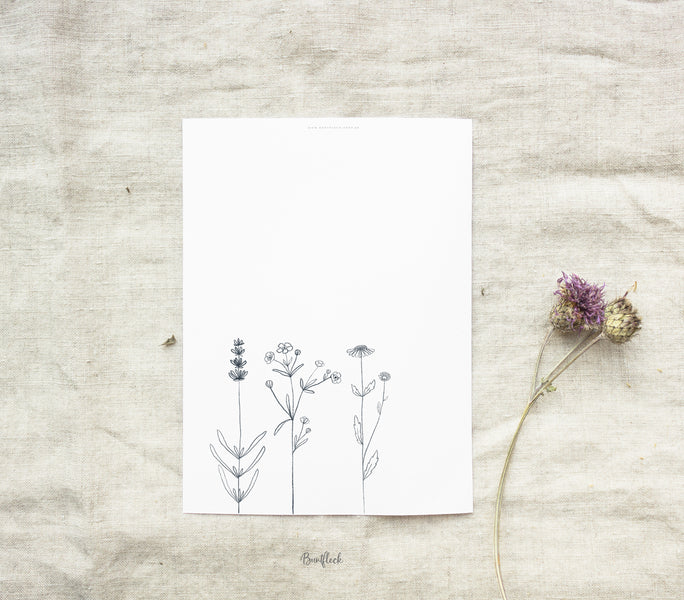 Free Printable - little flowers