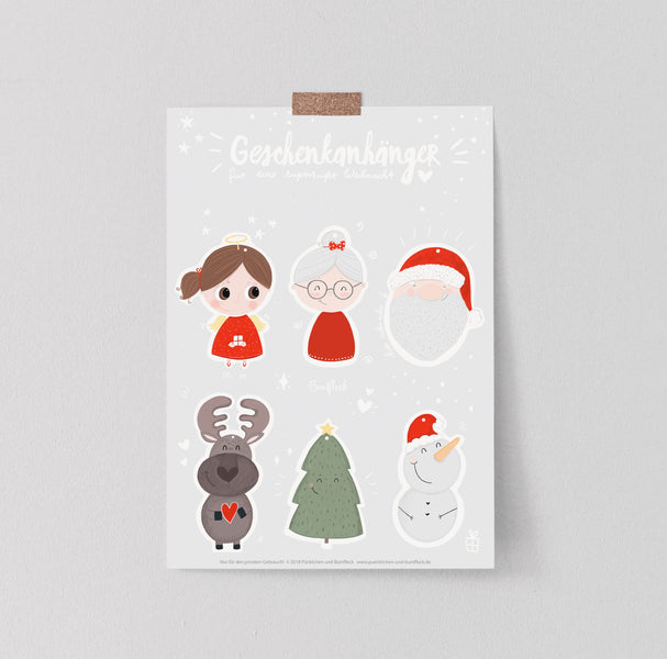 Geschenkanhänger - für eine supersüße Weihnacht!