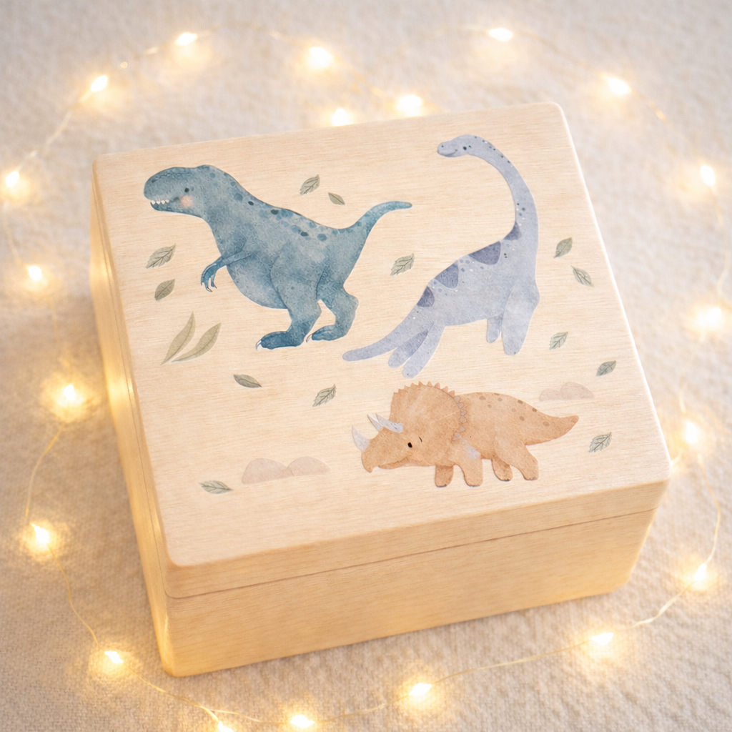 Mini ablösbare Aufkleber / Wandtattoos für Lichtschalter/Holzkisten & Zuckertüten - Dinos (Kopie)