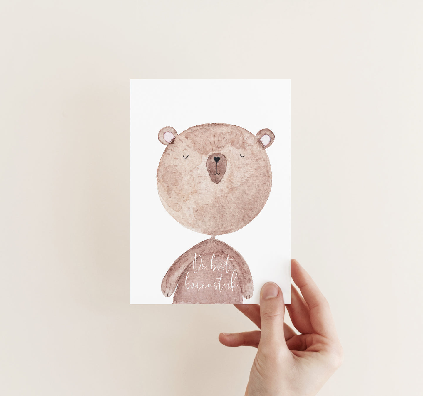 Karte/Postkarte/Grußkarte - Bruno Bär