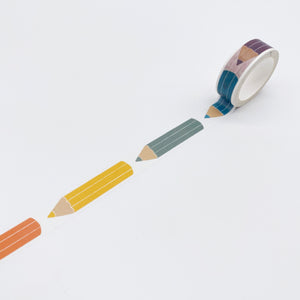 Washi Tape / Klebeband - Buntstifte