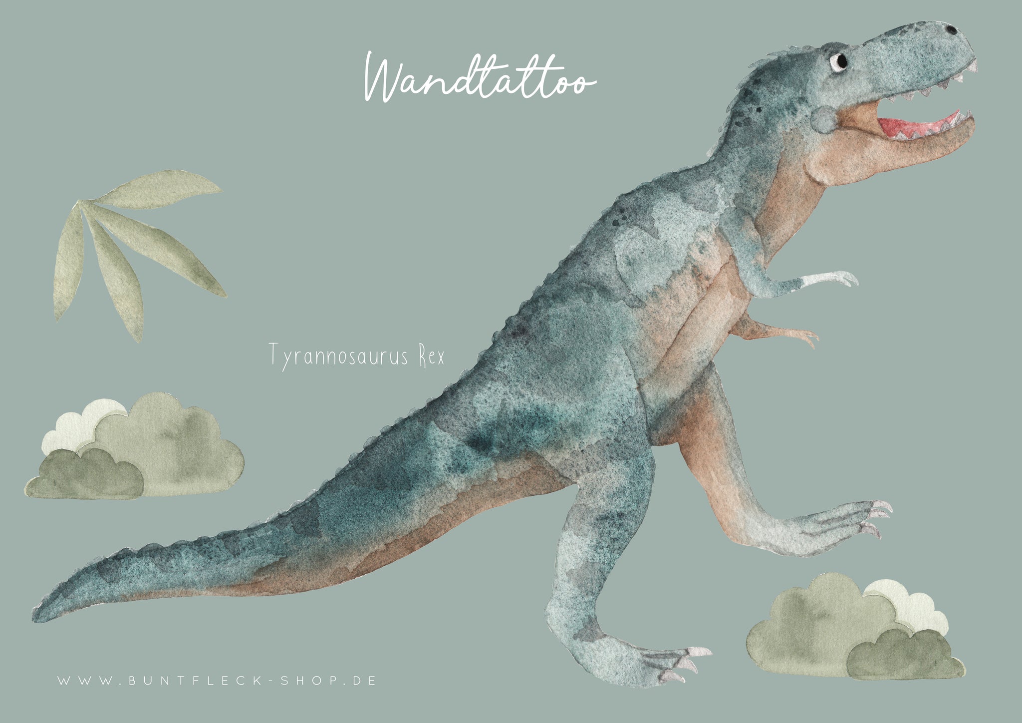 Wandtattoo/Aufkleber Dinos Buntfleck