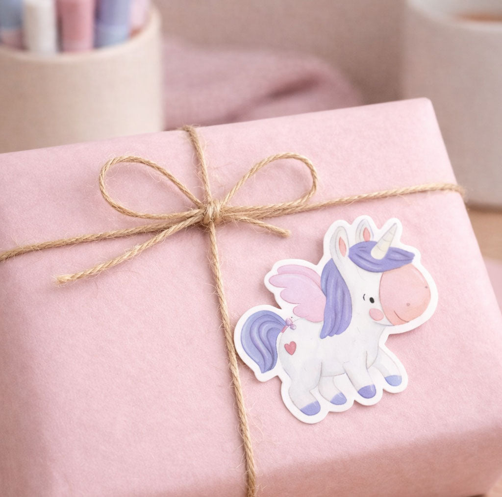 Aufkleber/Etiketten-Etiketten/Aufkleber - Einhorn