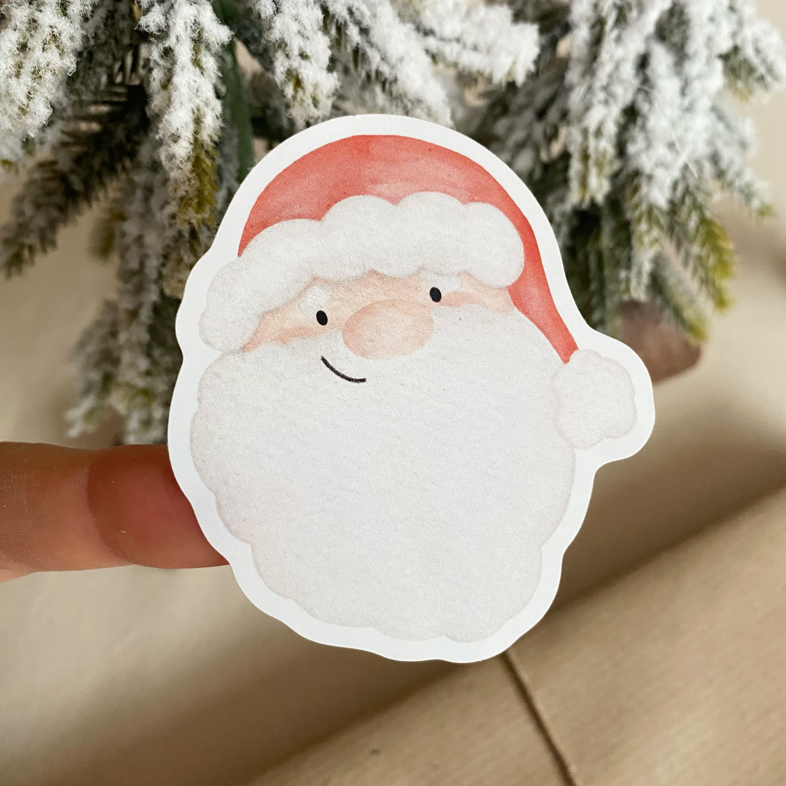 Aufkleber/Etiketten-Etiketten/Aufkleber - süßer Santa
