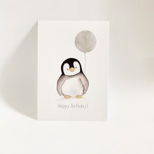 Laden Sie das Bild in den Galerie-Viewer, Karte/Postkarte/Grußkarte - süßer Pinguin
