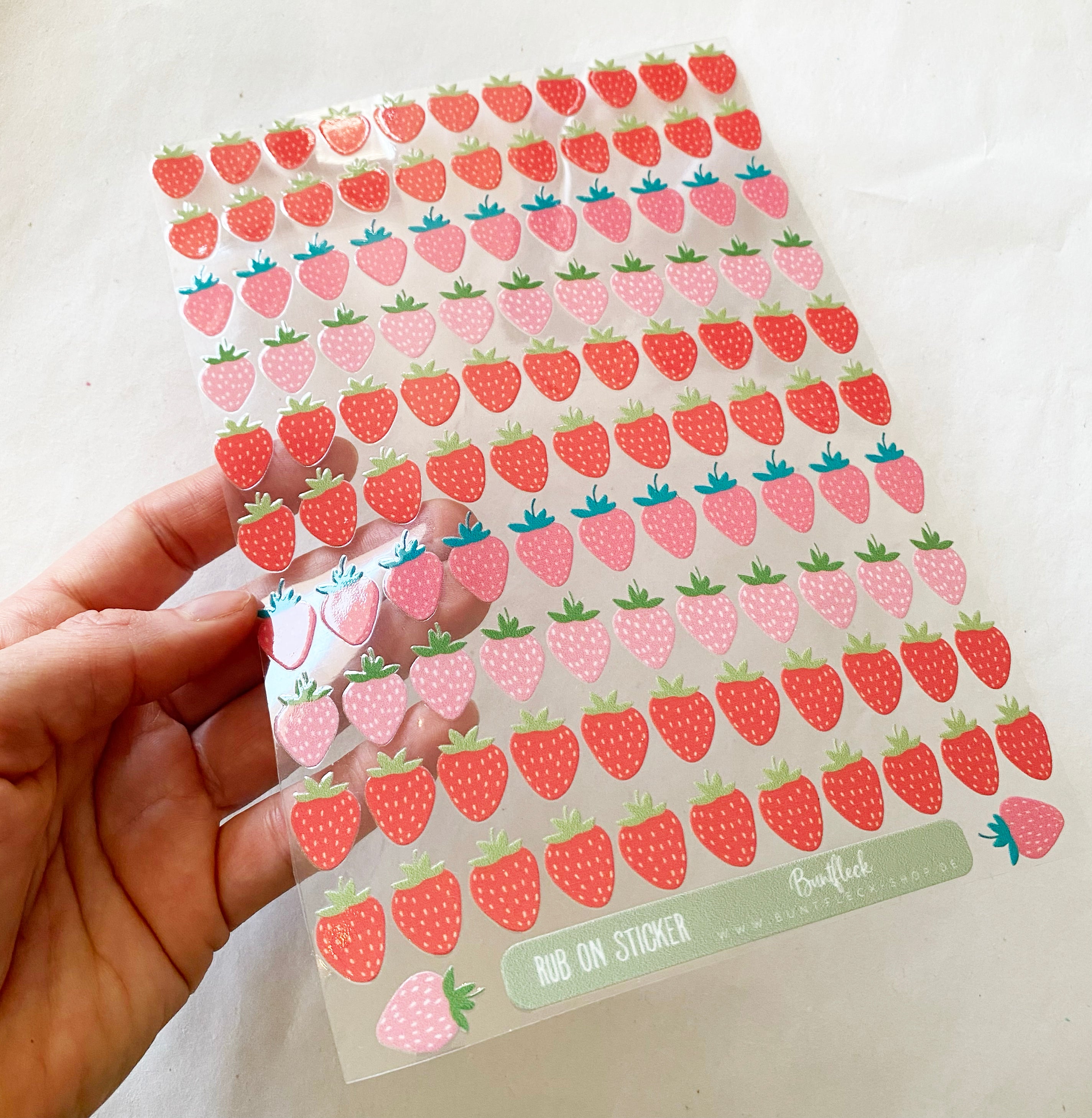 BORDERLESS stickers / stickers / rub-on stickers - cute fairies