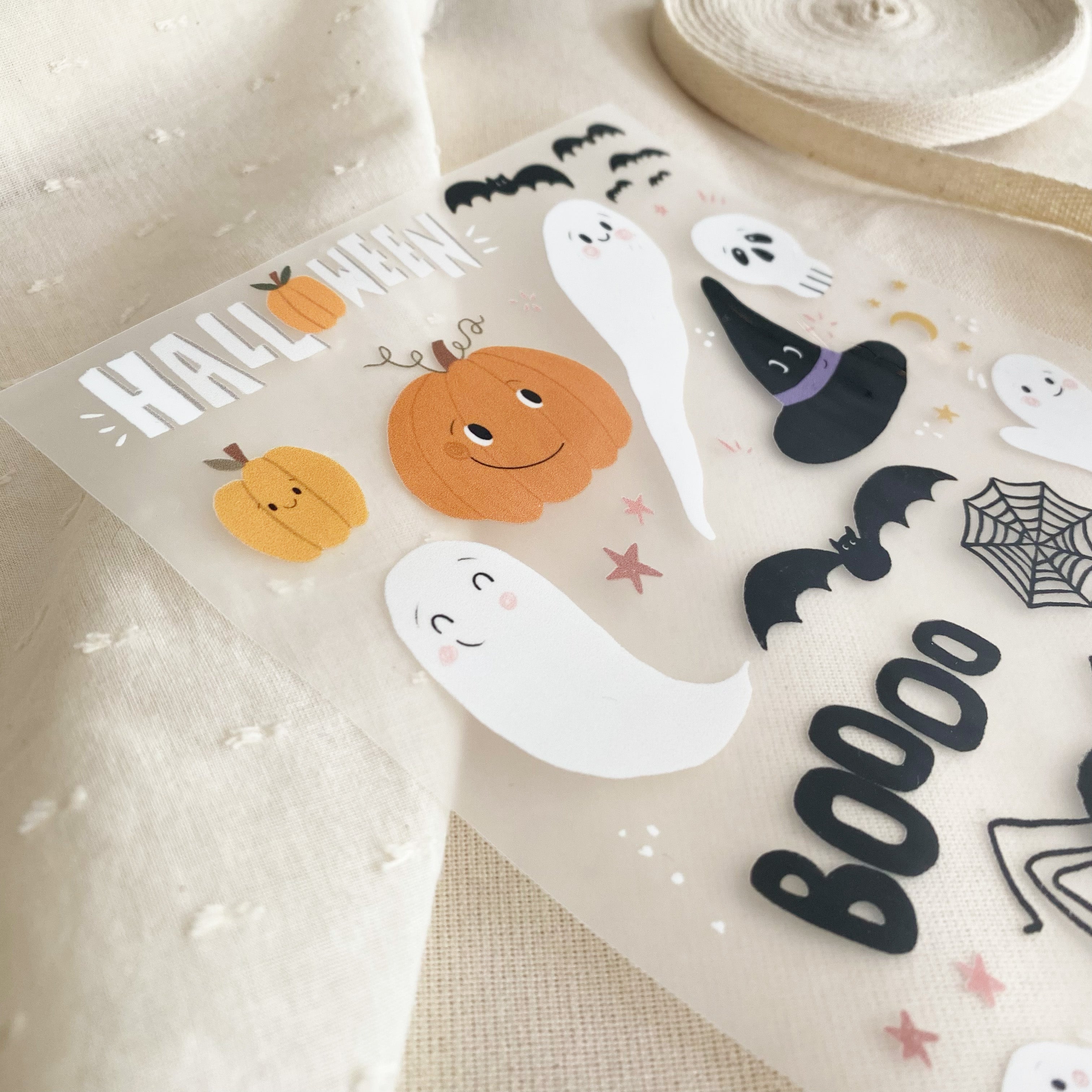 Bügelbilder Halloween - Hot Peel / Iron on/ Applikationen