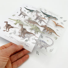 Laden Sie das Bild in den Galerie-Viewer, Stickersheet/Stickerbogen/Washipapier/Vinyl transparent- Dinos
