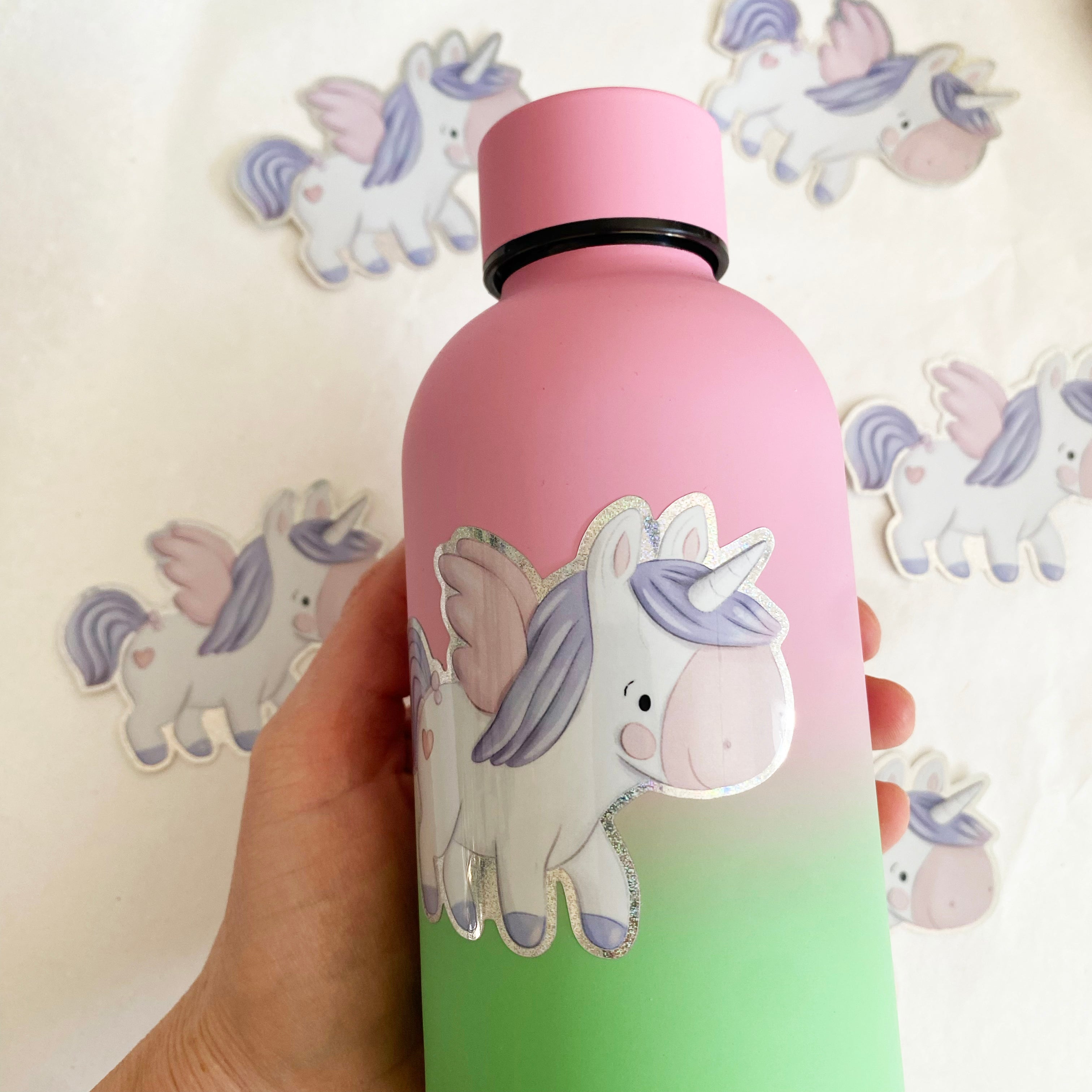 Vinyl sticker with transparent border - Penguin