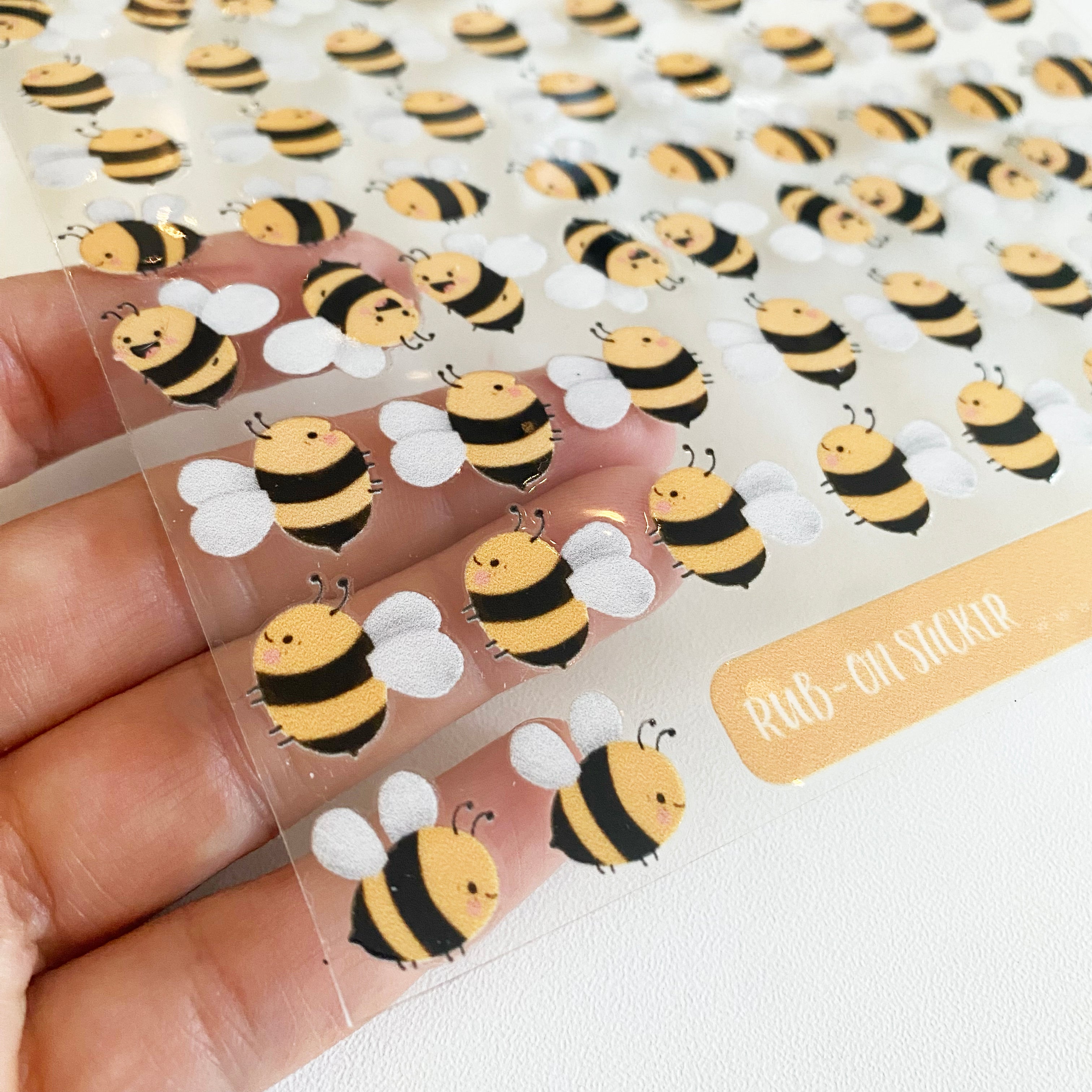 BORDERLESS stickers / stickers / rub-on stickers - cute fairies