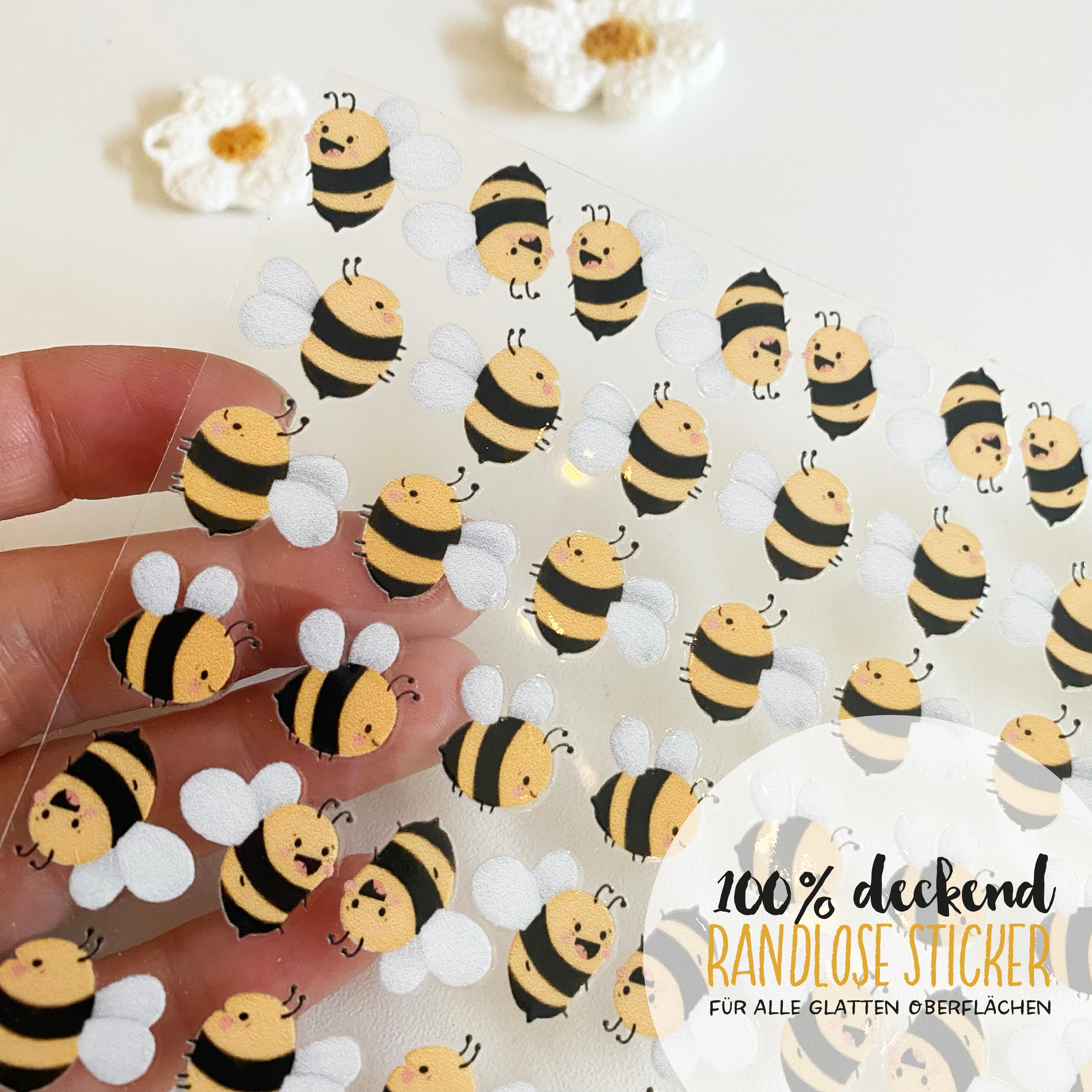 BORDERLESS stickers / stickers / rub-on stickers - cute fairies