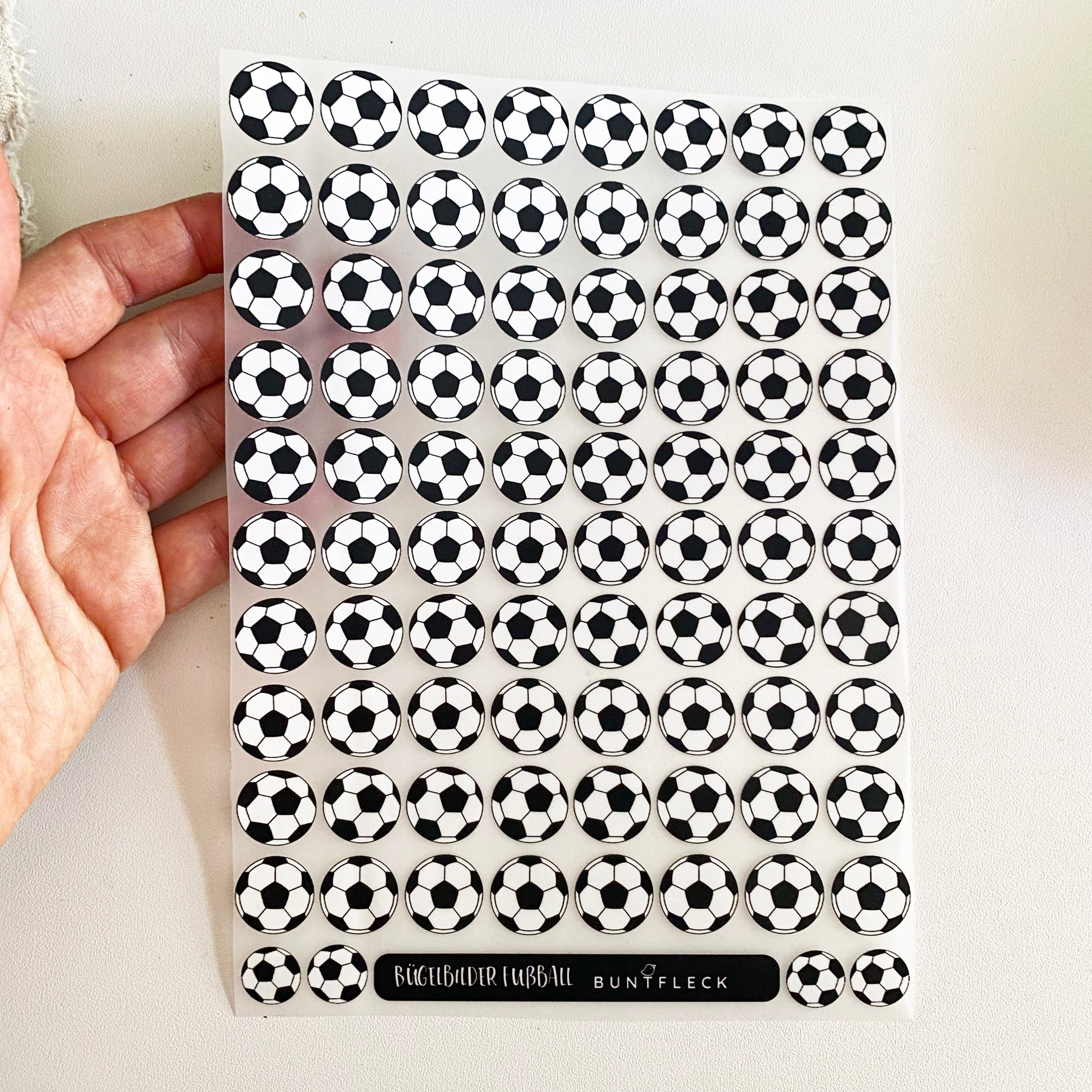 Bügelbild  Fußbälle / Fußball - Iron on Patch für Kleidung, mehrere Motive