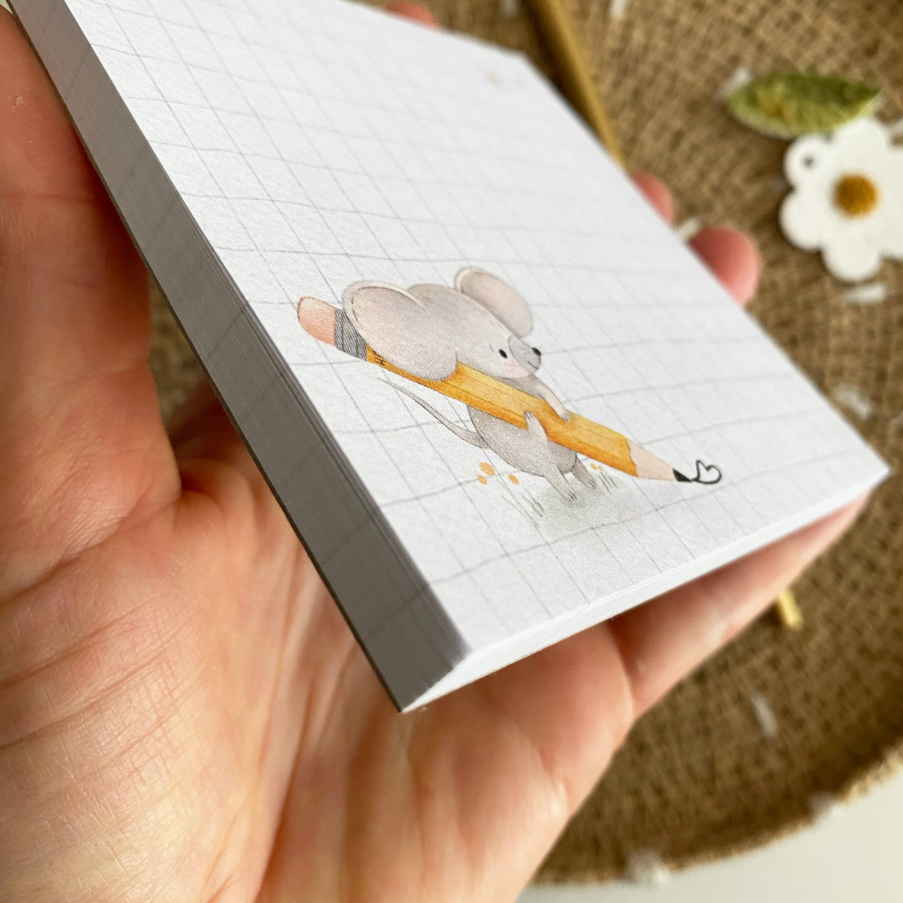 Mini notepad / memo pad - back to school