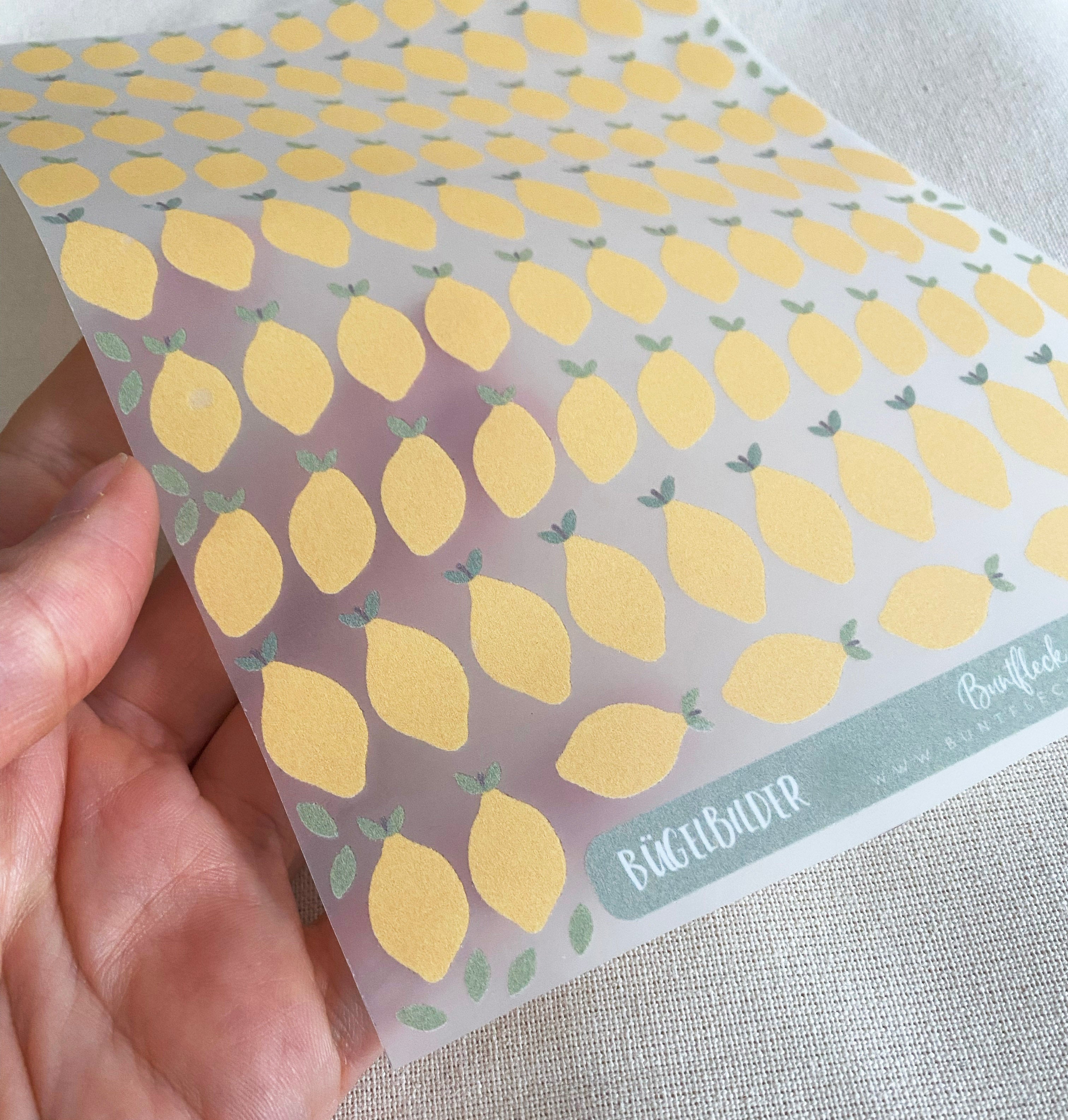 Iron-on transfers small lemons - Hot Peel / Iron on / Applications / Pattern