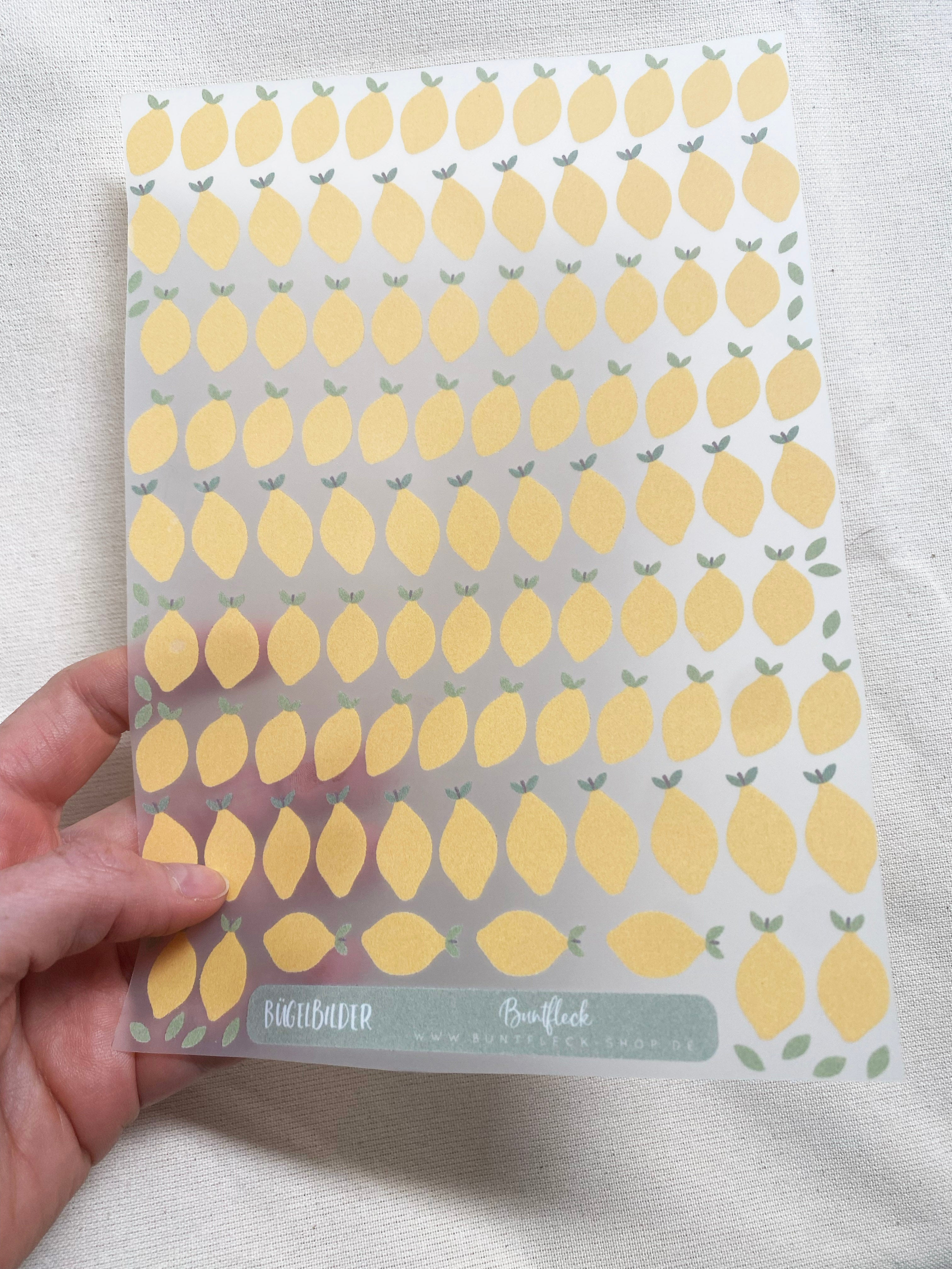 Iron-on transfers small lemons - Hot Peel / Iron on / Applications / Pattern