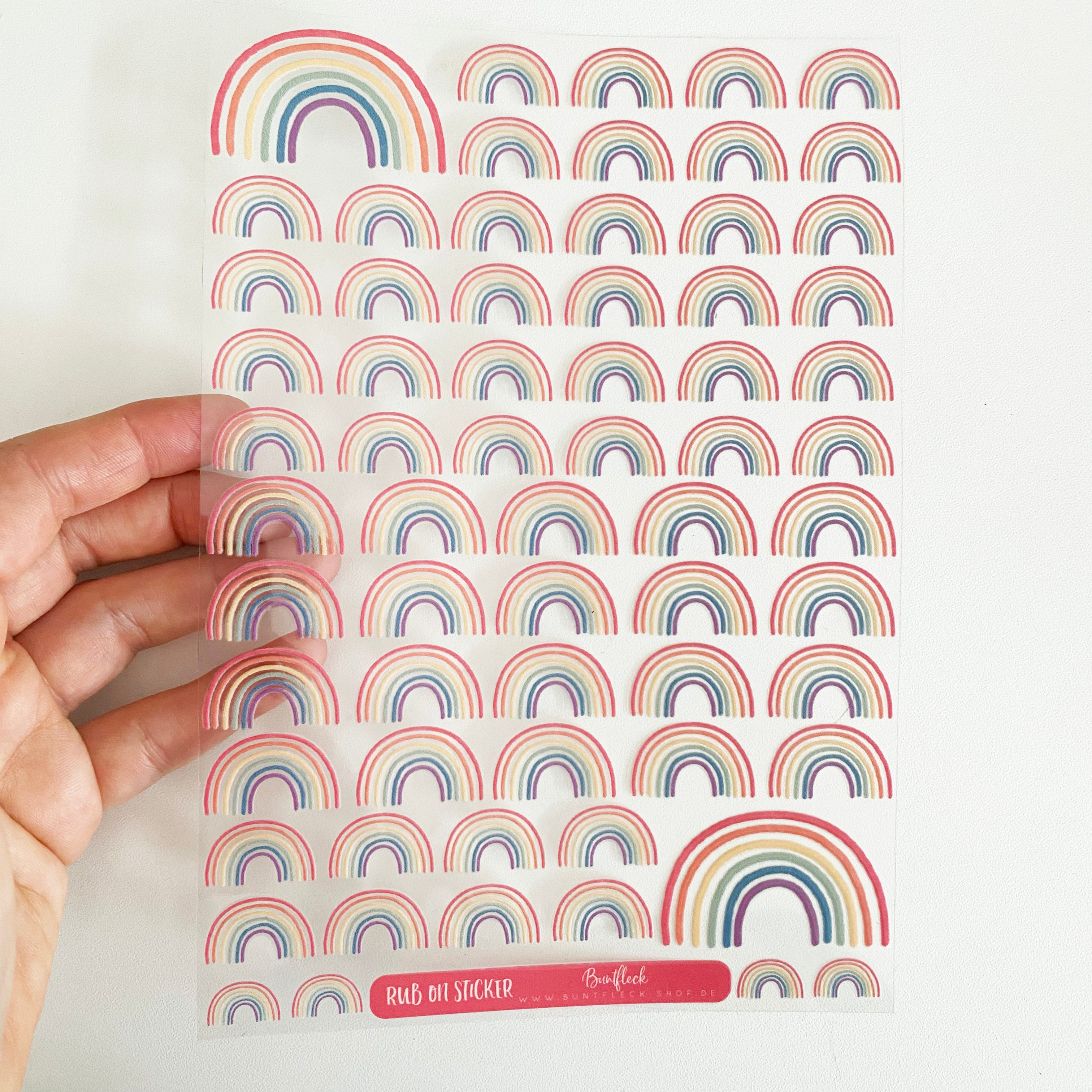 BORDERLESS stickers / stickers / rub-on stickers - cute fairies