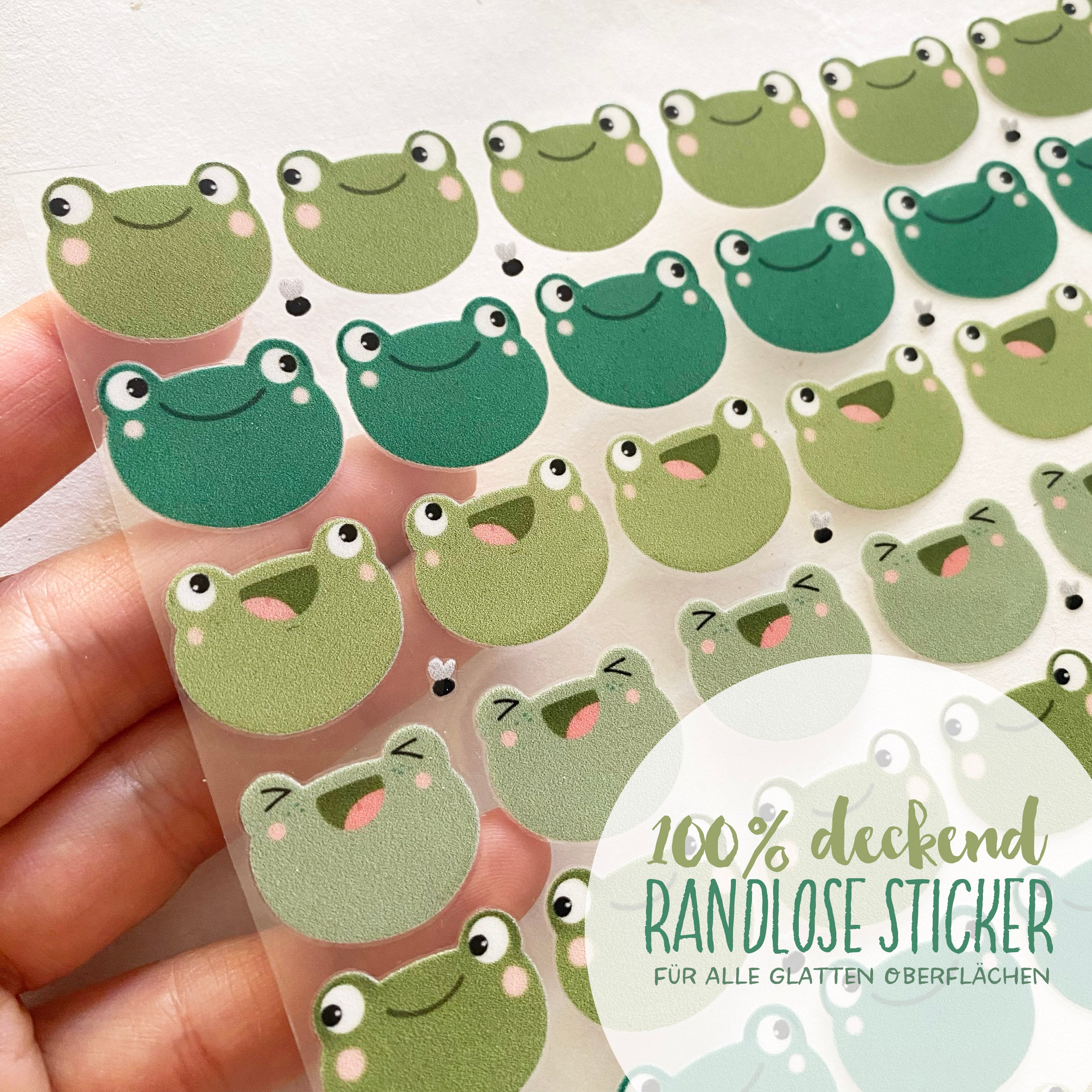 BORDERLESS stickers / stickers / rub-on stickers - cute fairies