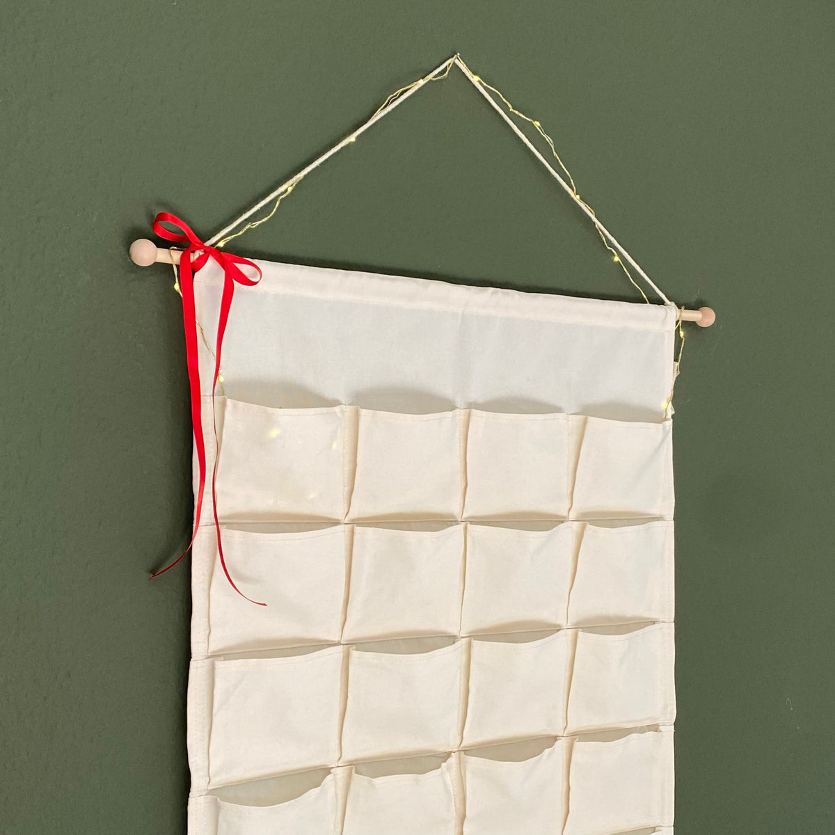 Adventskalender aus Stoff zum Selbstbefüllen & Selbstgestalten/ verschiedene Kombinationen /Blanko oder mit  Bügelmotiven