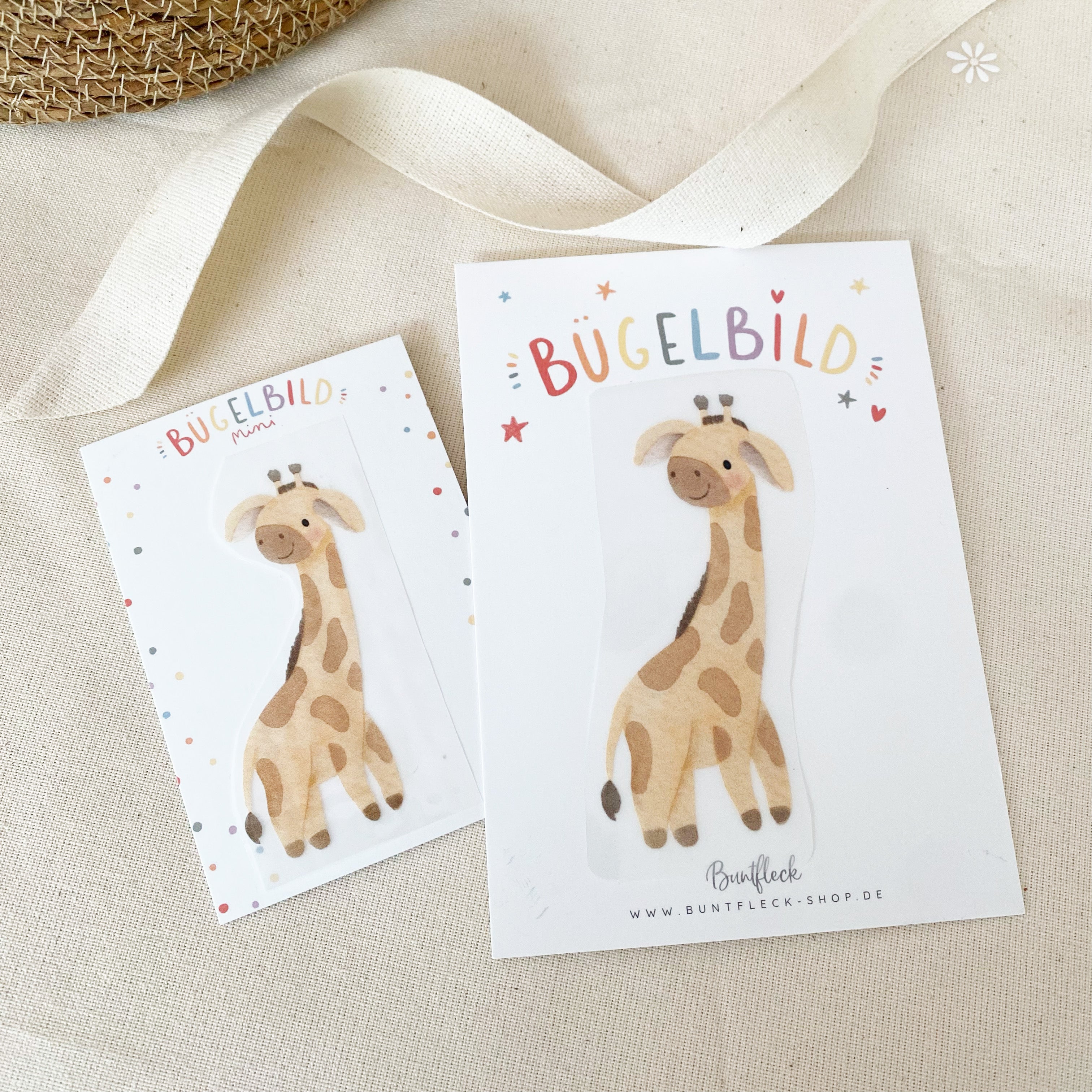 Mini Bügelbilder - Süße Giraffe