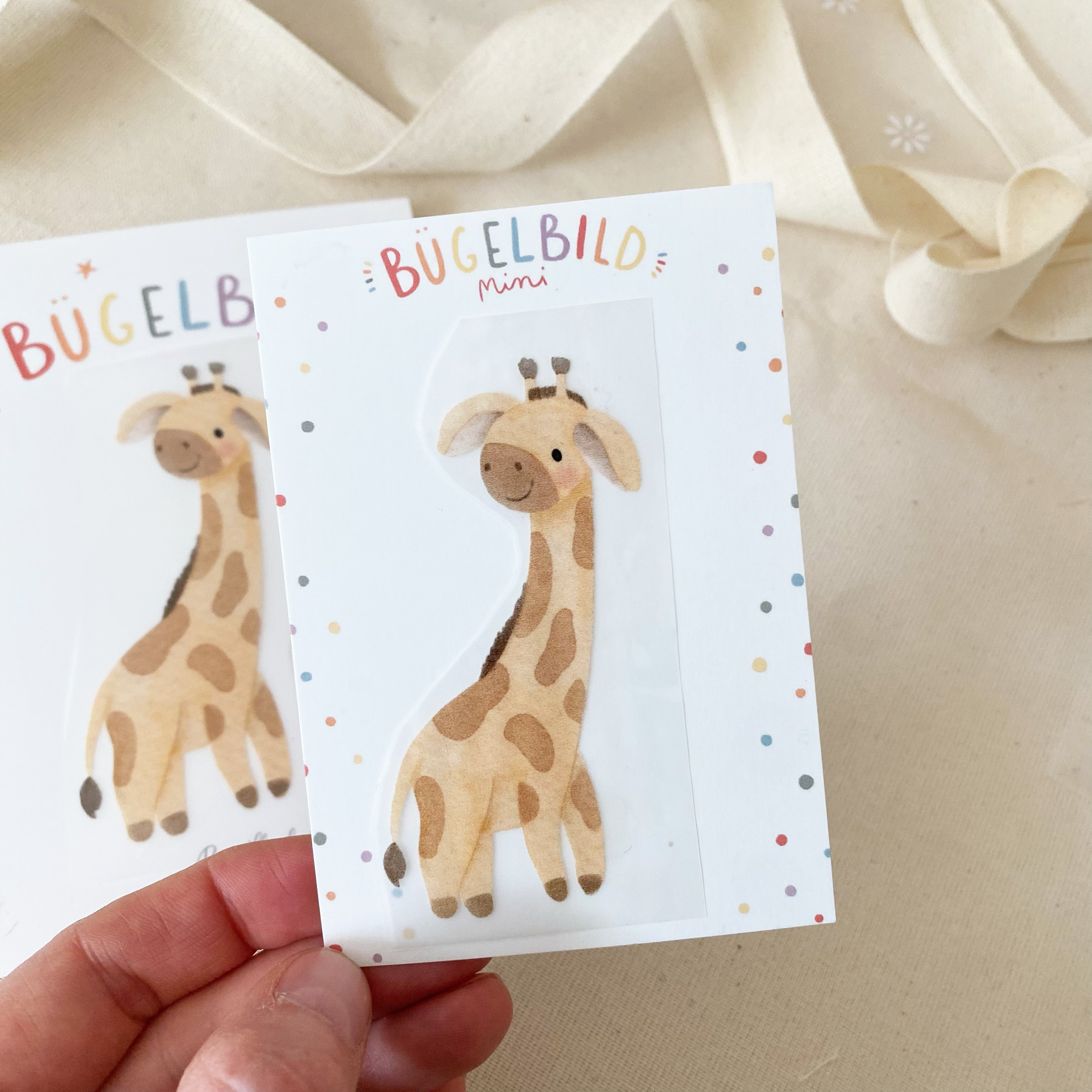 Mini Bügelbilder - Süße Giraffe