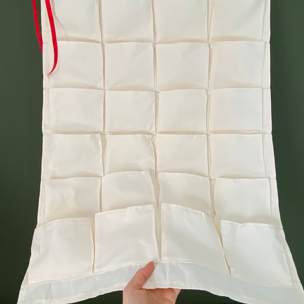 Adventskalender aus Stoff zum Selbstbefüllen & Selbstgestalten/ verschiedene Kombinationen /Blanko oder mit  Bügelmotiven