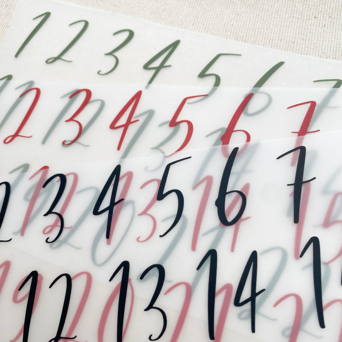 Adventskalender aus Stoff zum Selbstbefüllen & Selbstgestalten/ verschiedene Kombinationen /Blanko oder mit  Bügelmotiven
