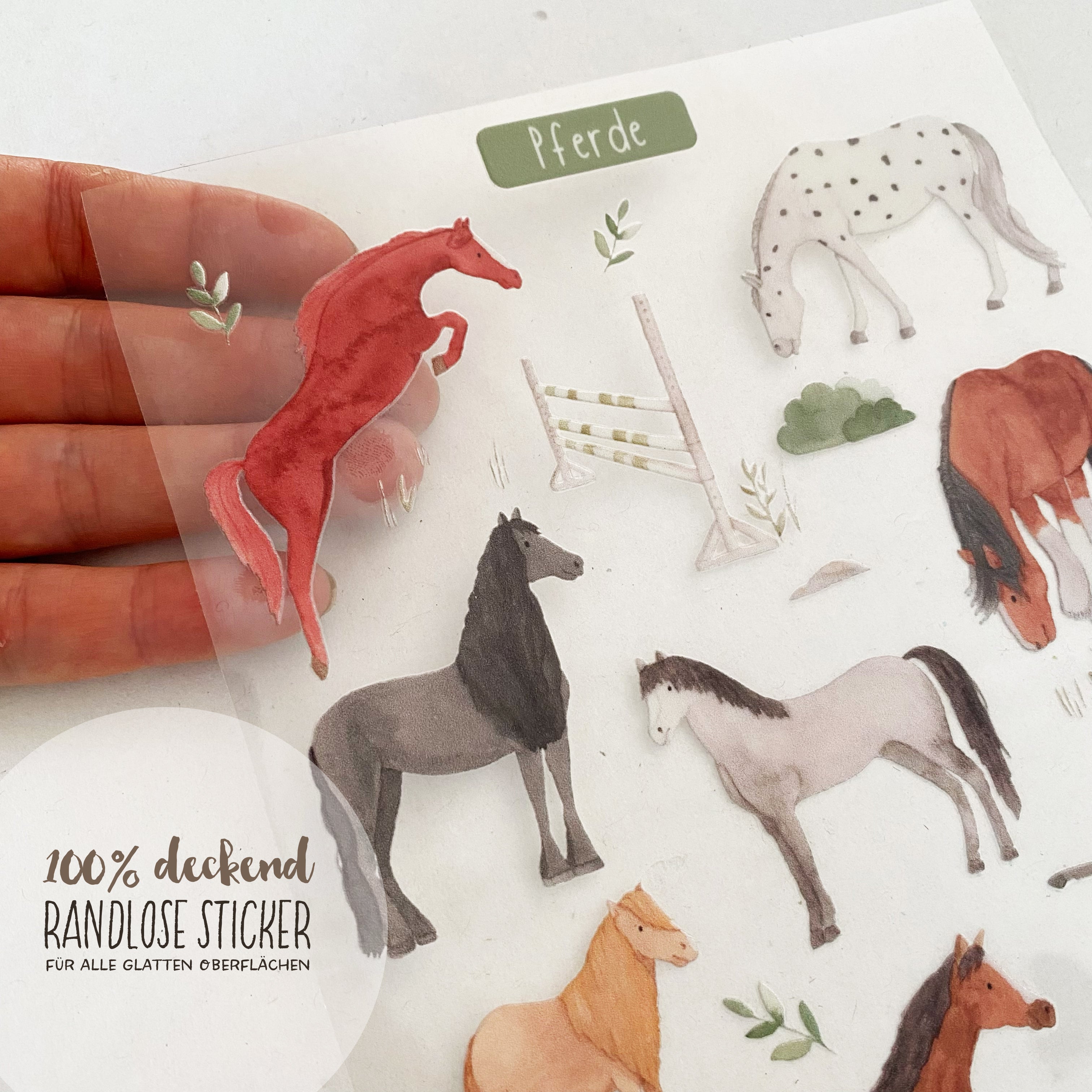 BORDERLESS stickers / stickers / rub-on stickers - cute fairies