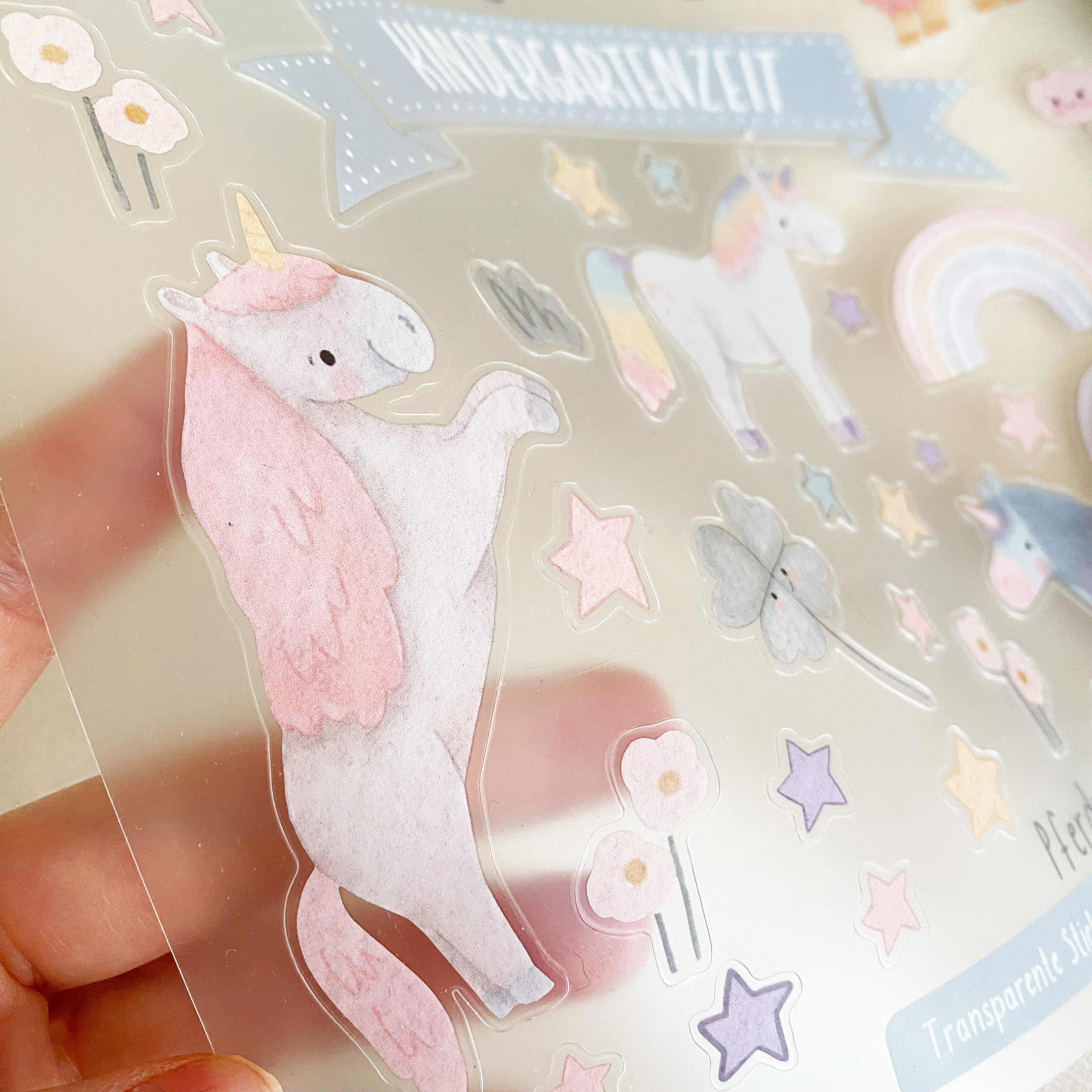 Stickers for the kindergarten folder / daycare folder + insert - Fairy