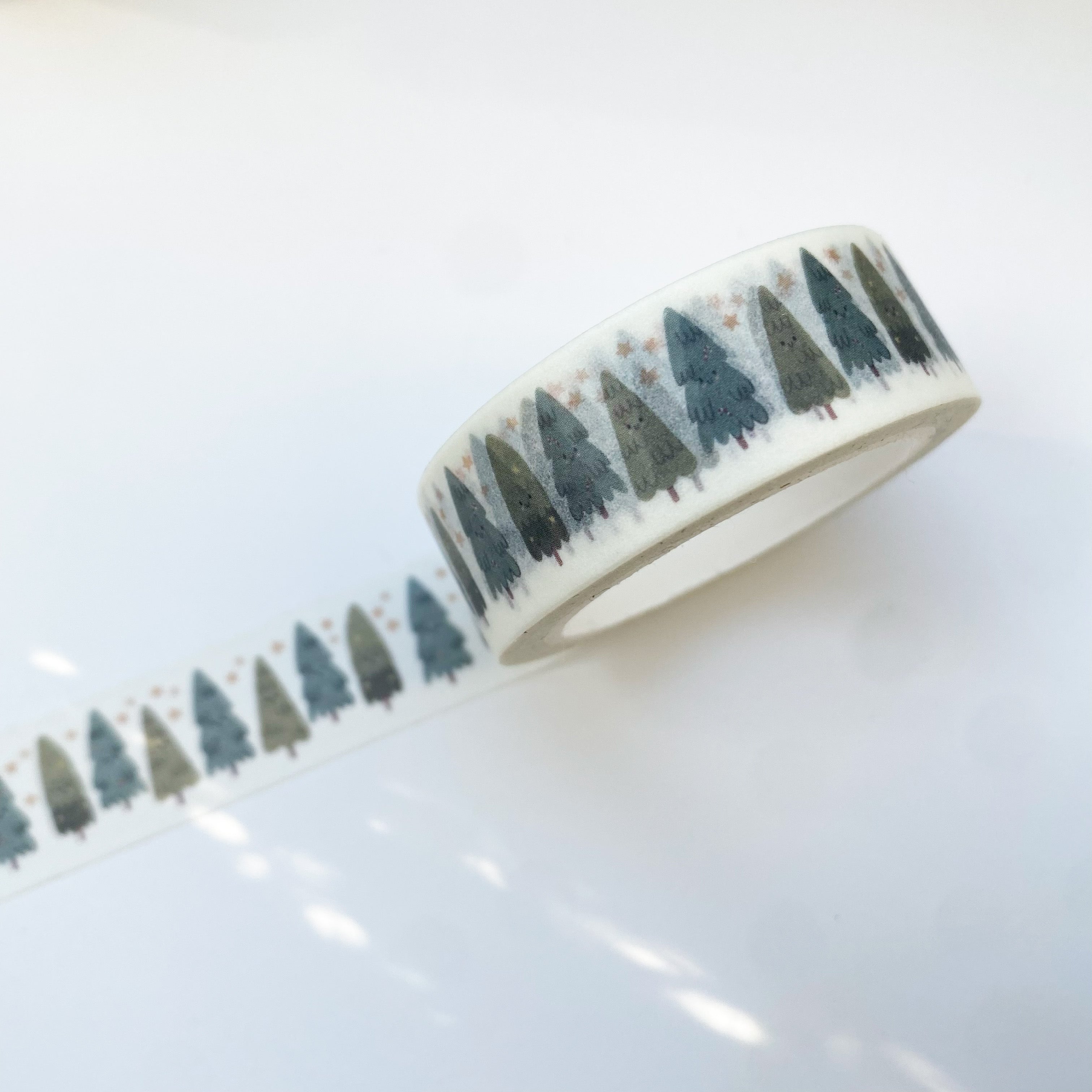 Washi Tape / Klebeband - süße Tannenbäumchen