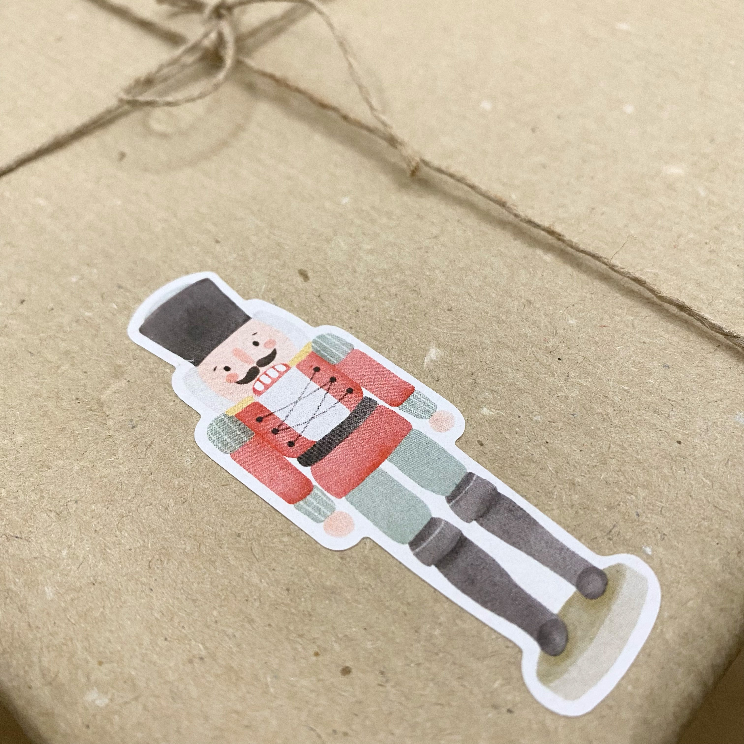 Etiketten/Aufkleber - Nussknacker