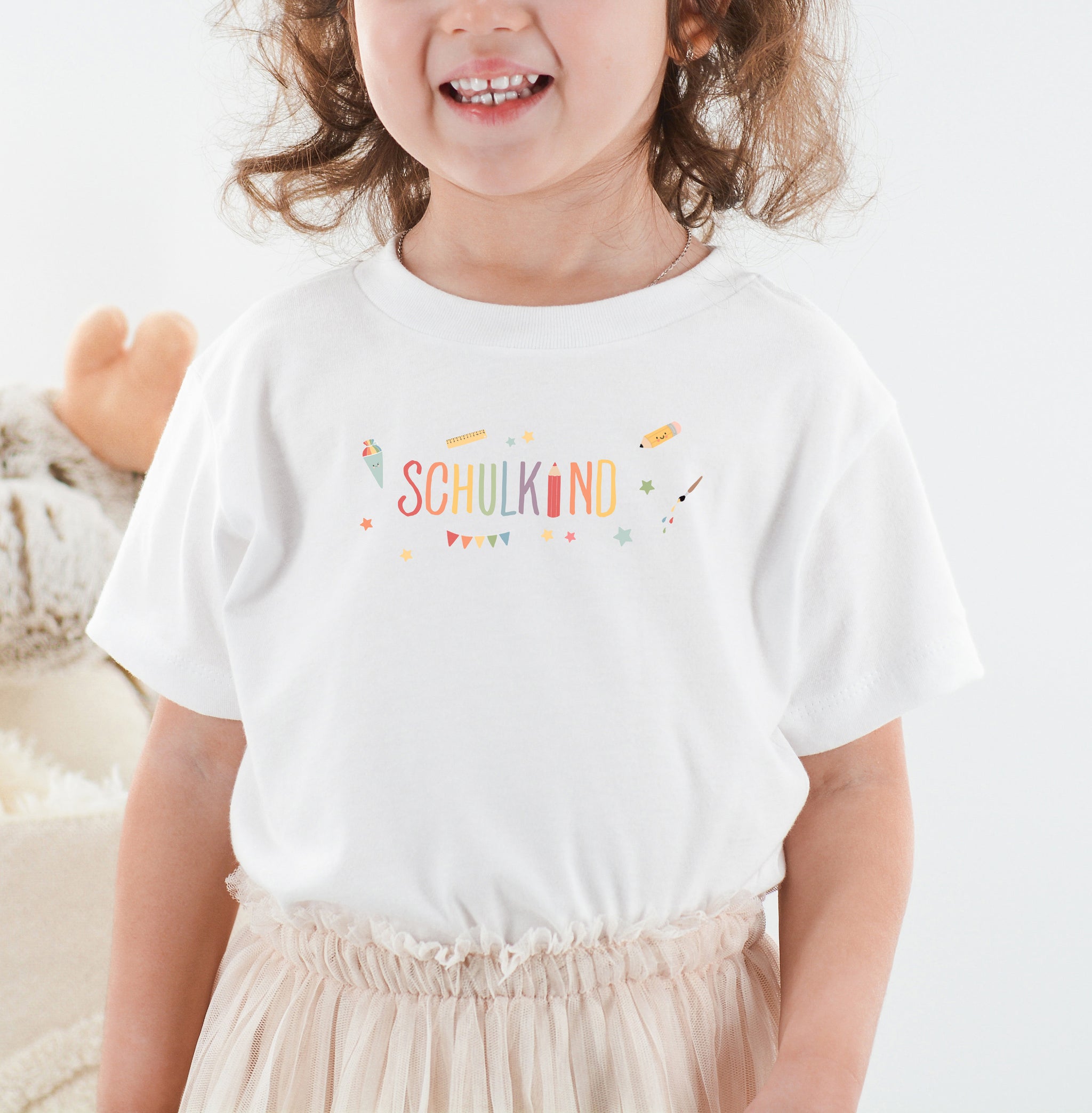 Iron-on transfer - lettering SCHULKIND in various sizes & fonts