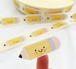Etiketten/Aufkleber - Kleiner Bleistift