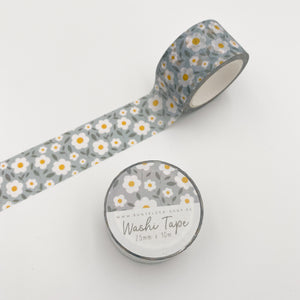 Washi Tape / Klebeband - Gänseblümchen hell und dunkel
