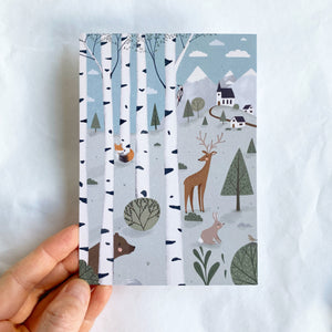 Karte/Postkarte - Waldgeflüster