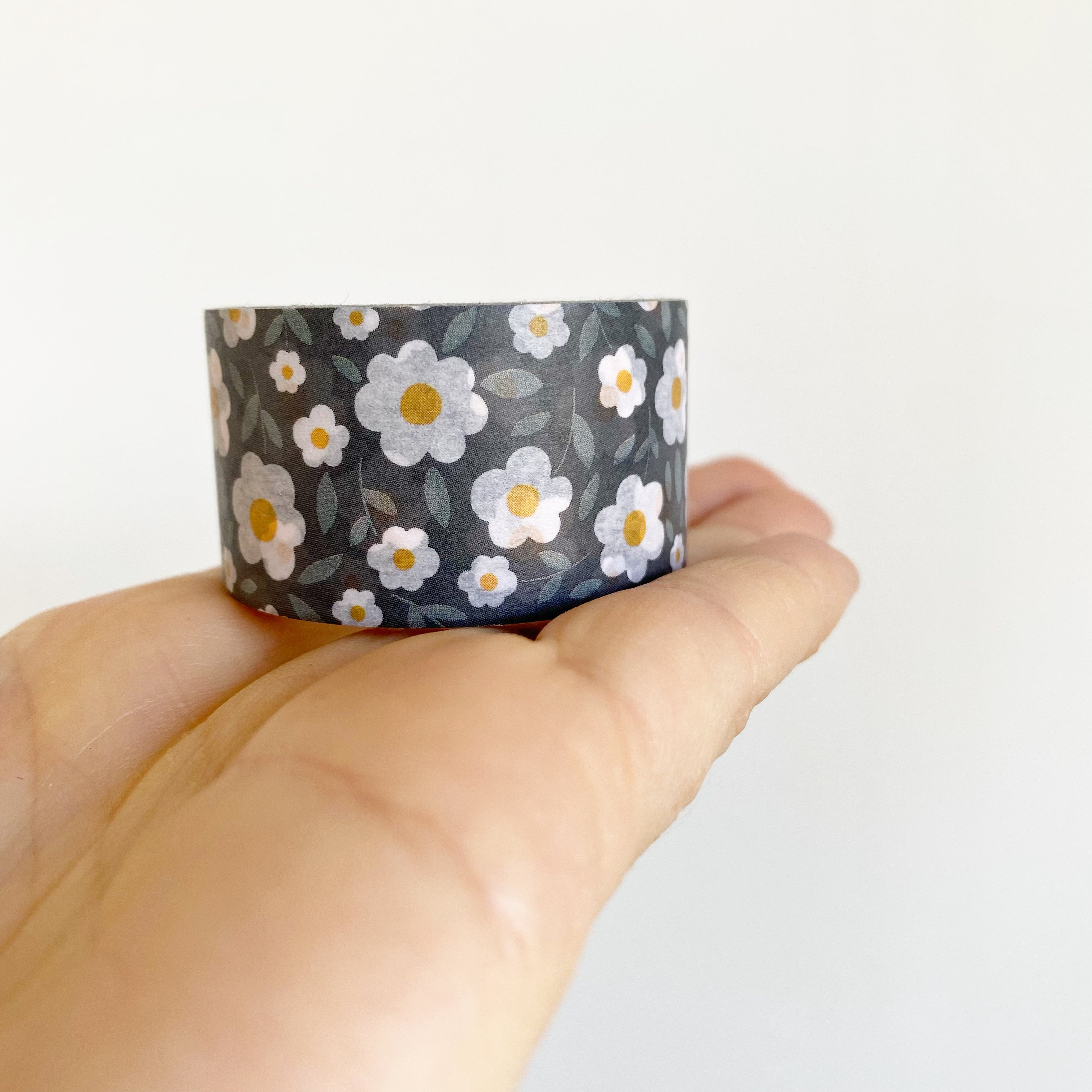 Washi Tape / Klebeband - Gänseblümchen hell und dunkel