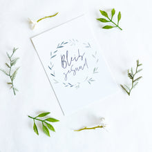 Laden Sie das Bild in den Galerie-Viewer, Karte/Postkarte in DIN A7/Mini - Bleib gesund