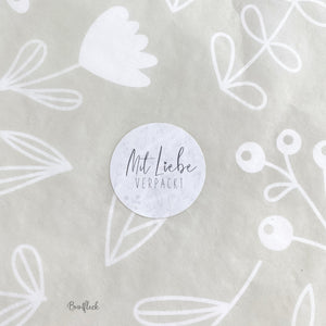 Kopie von Aufkleber/Etiketten - Mit Liebe verpackt