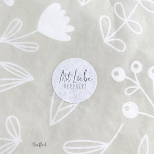 Aufkleber/Etiketten - Mit Liebe verpackt