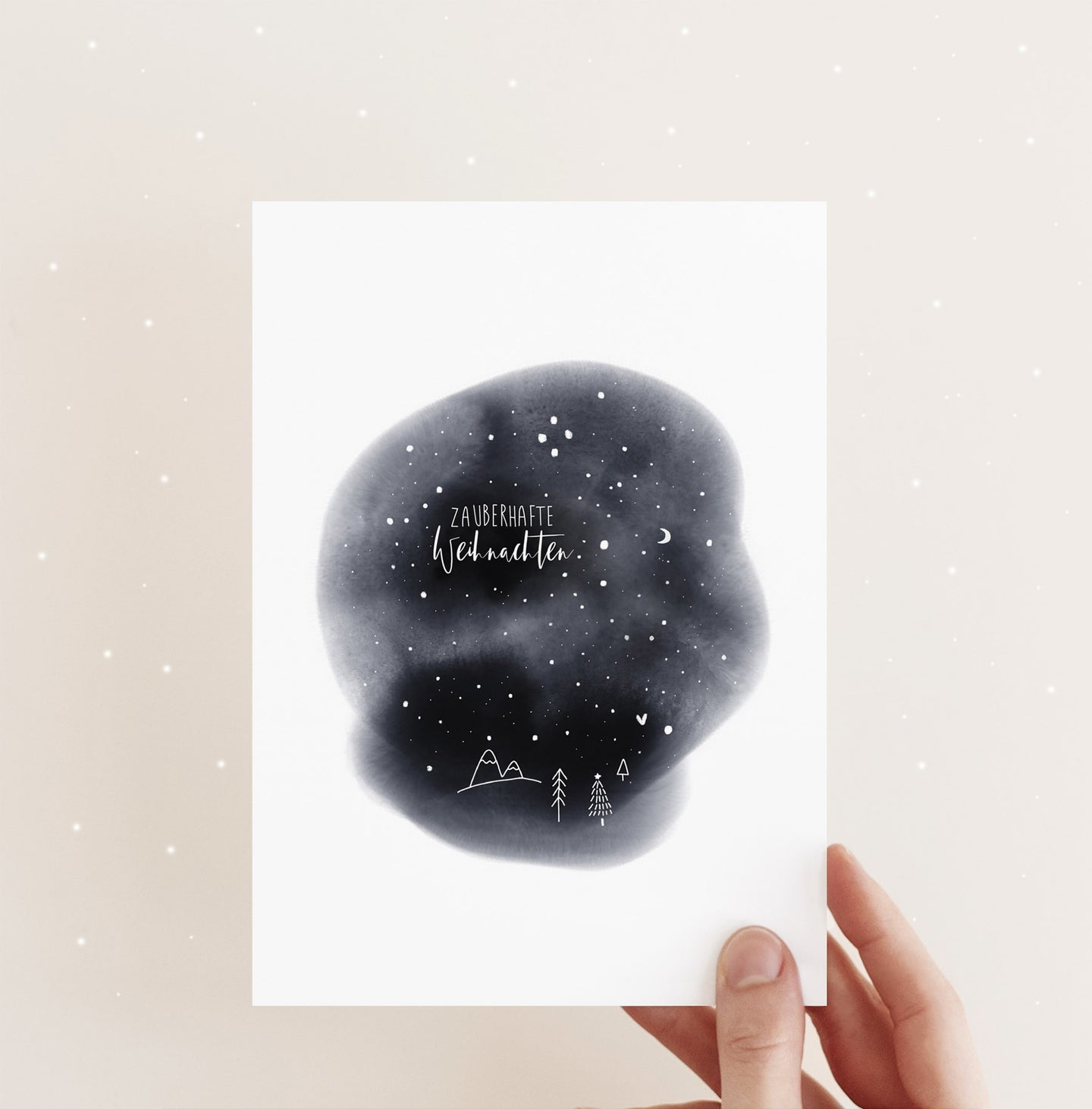 Postkarte/Karte - Zauberhafte Weihnachten